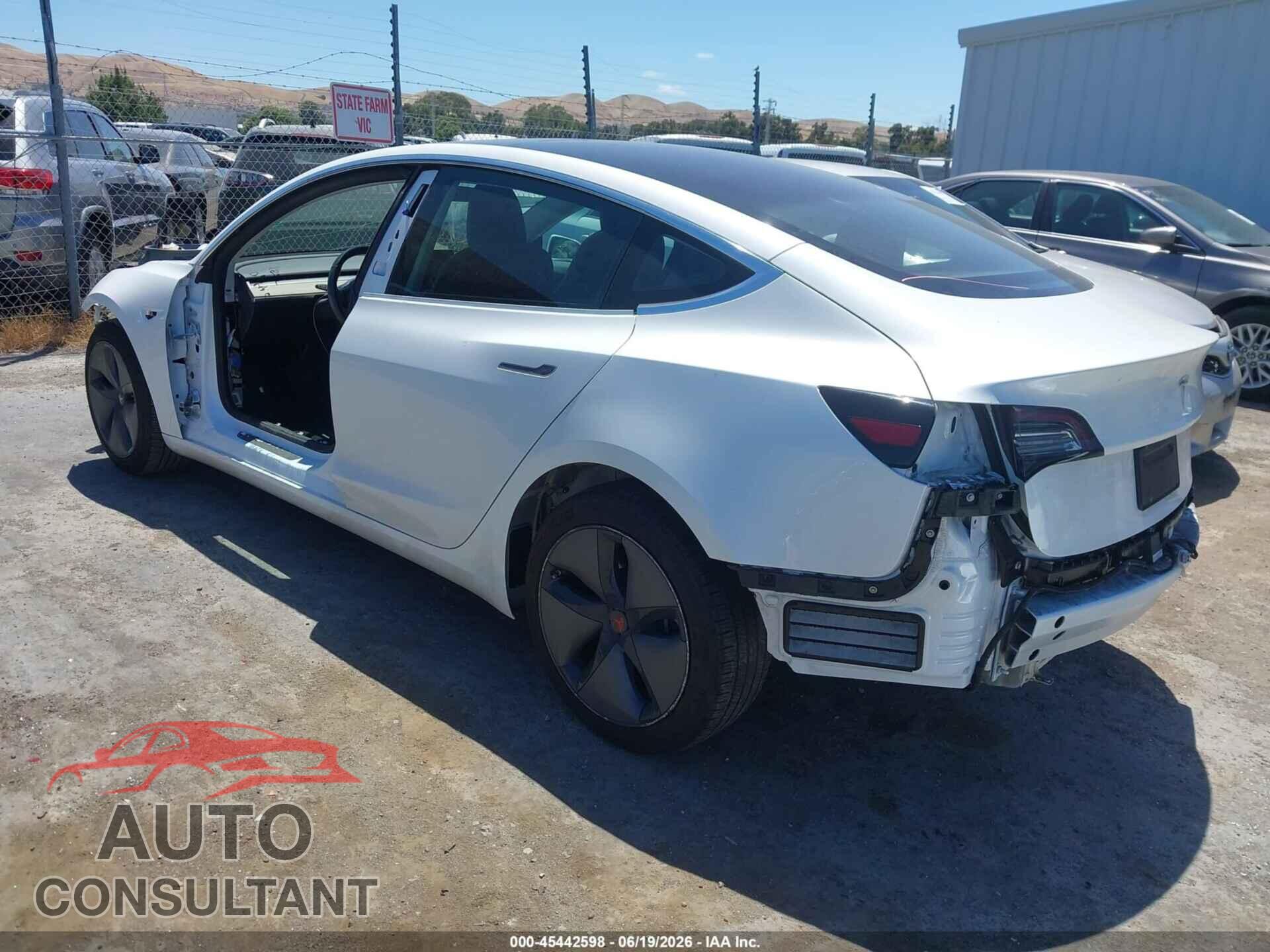 TESLA MODEL 3 2019 - 5YJ3E1EA6KF310096