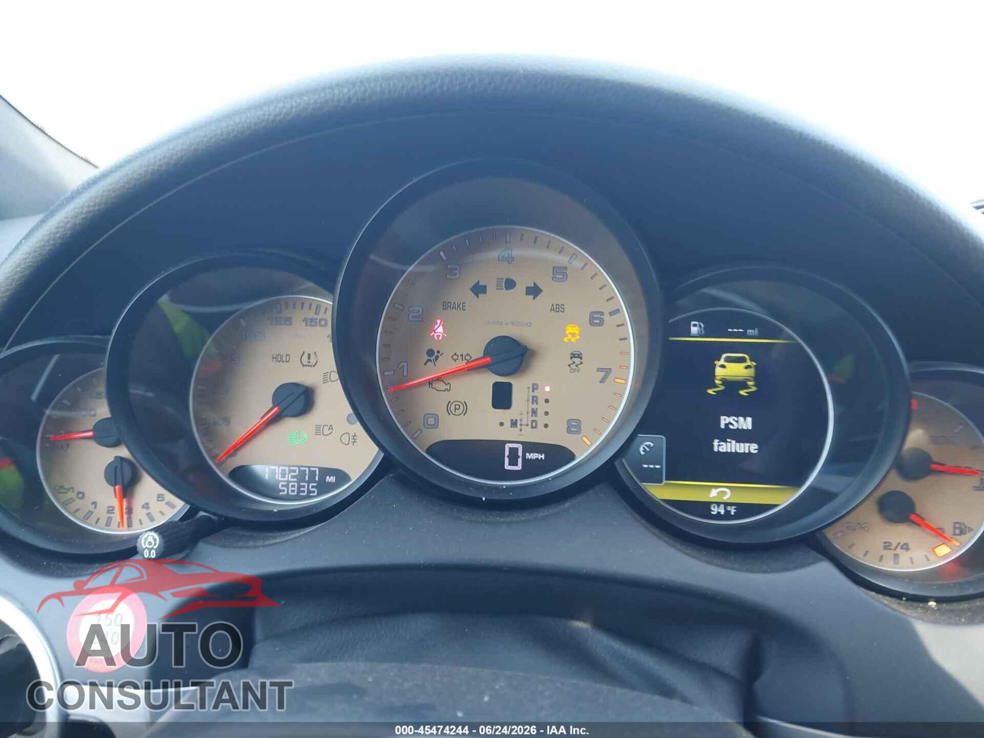 PORSCHE CAYENNE 2014 - WP1AA2A21ELA08528