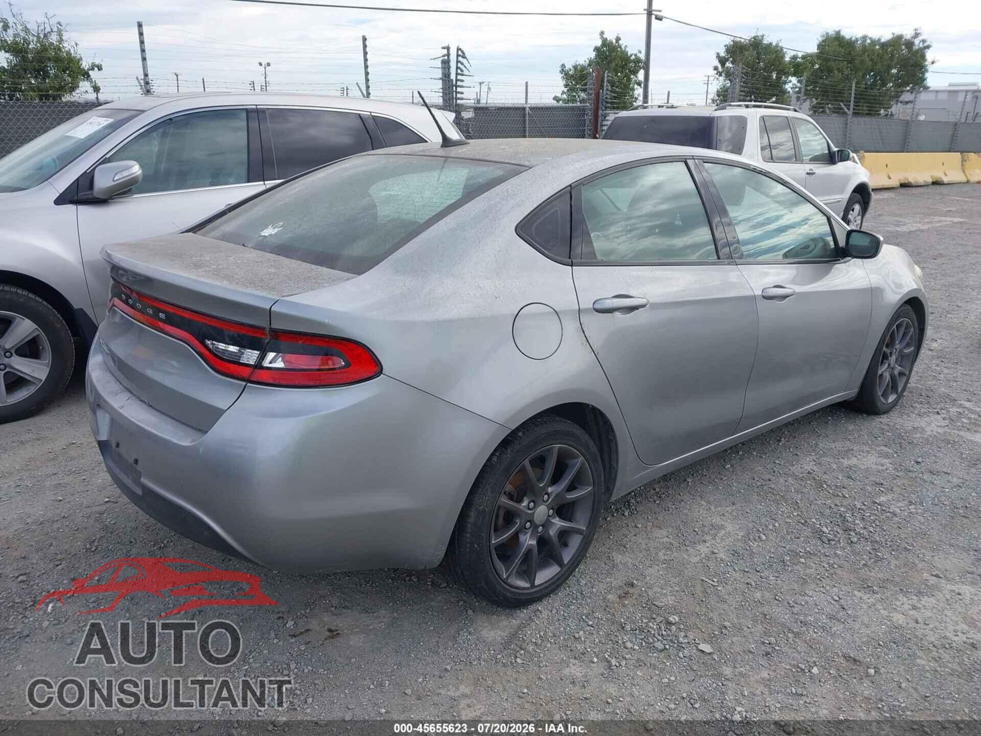 DODGE DART 2015 - 1C3CDFAA9FD311458