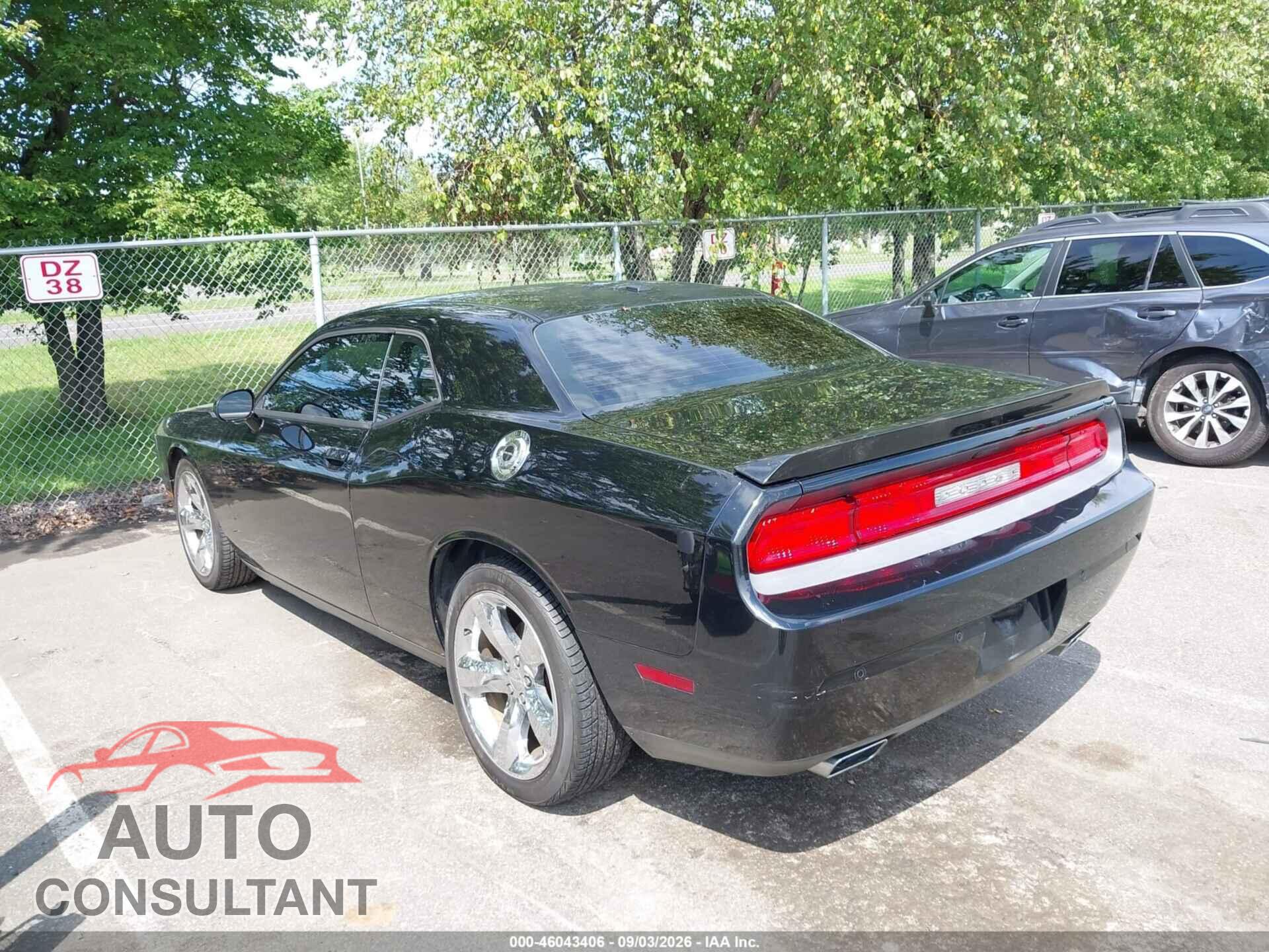 DODGE CHALLENGER 2013 - 2C3CDYAG6DH500312
