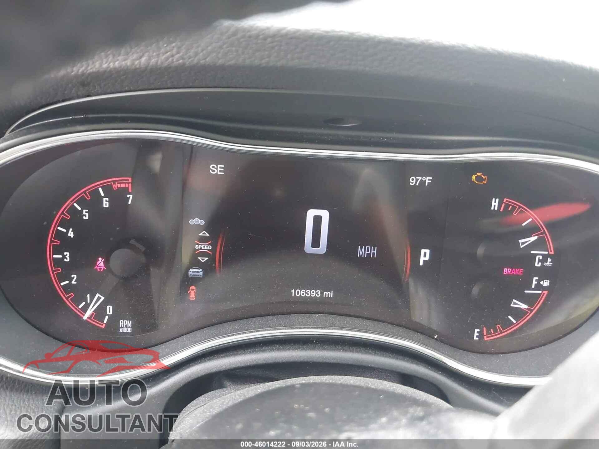 DODGE DURANGO 2016 - 1C4RDJDG3GC416514