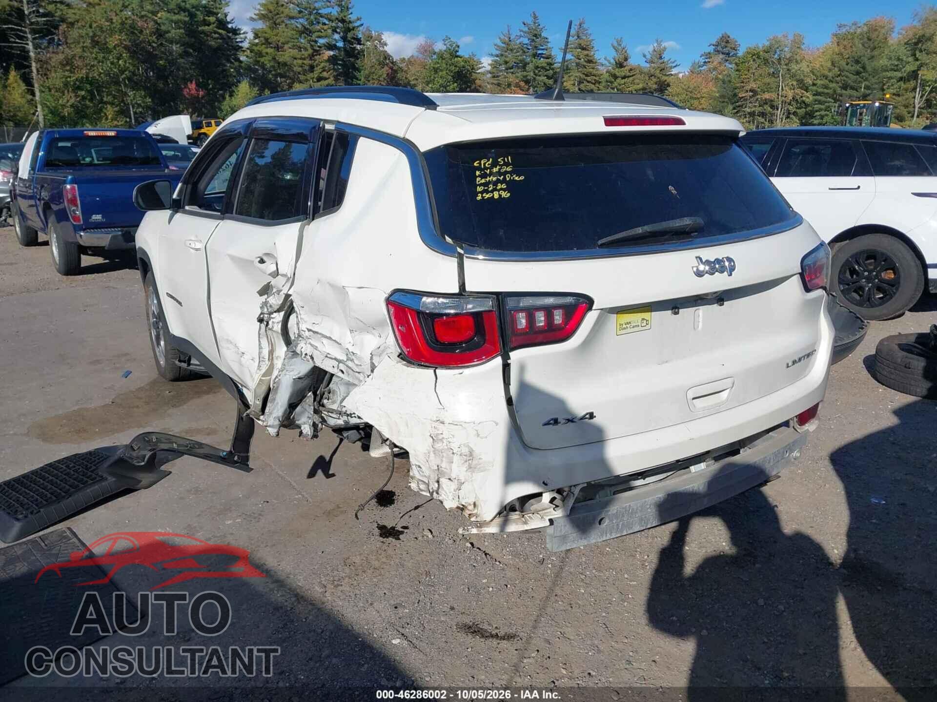 JEEP COMPASS 2020 - 3C4NJDCB5LT126756