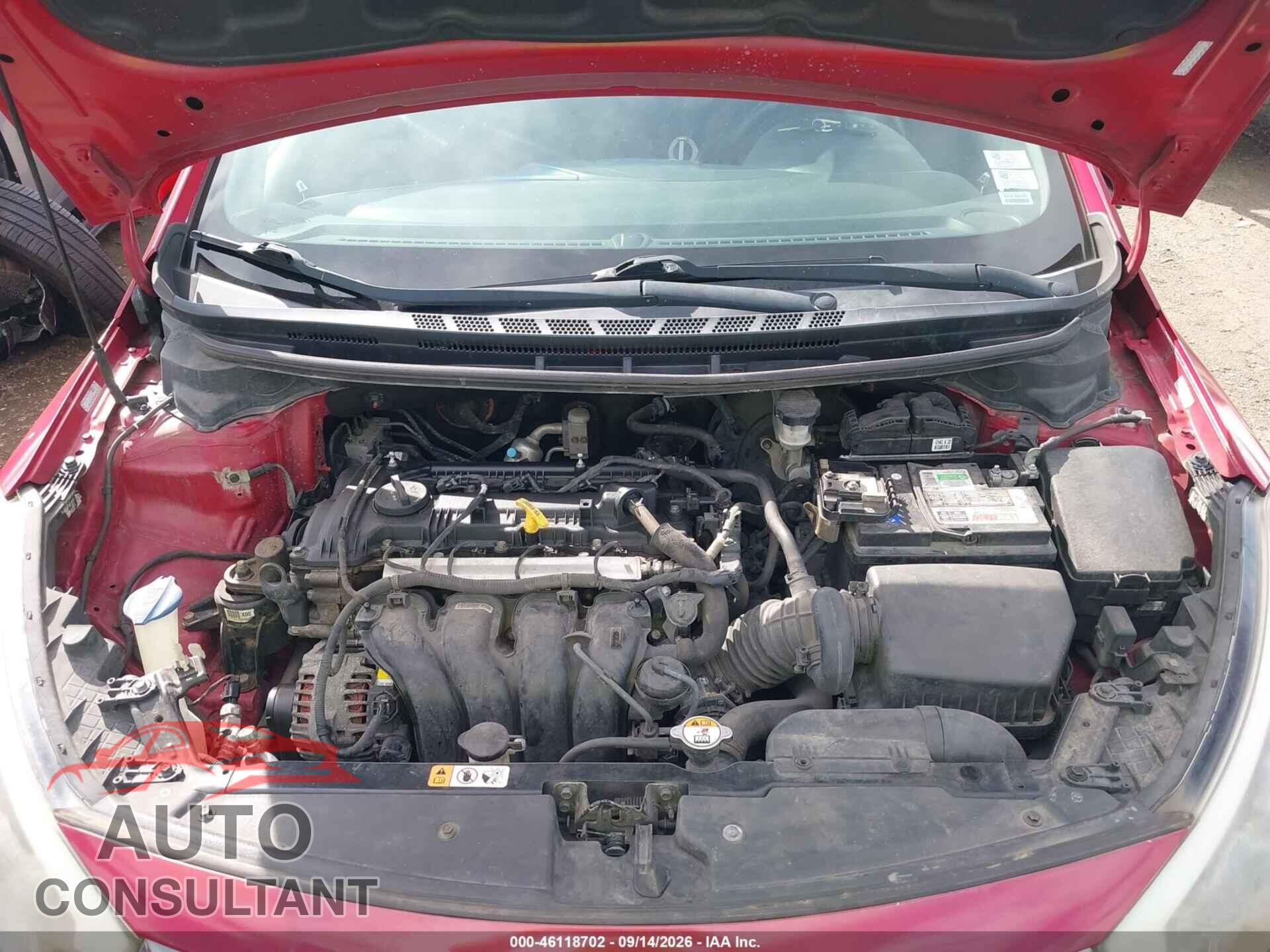 KIA FORTE 2014 - KNAFX4A68E5087735