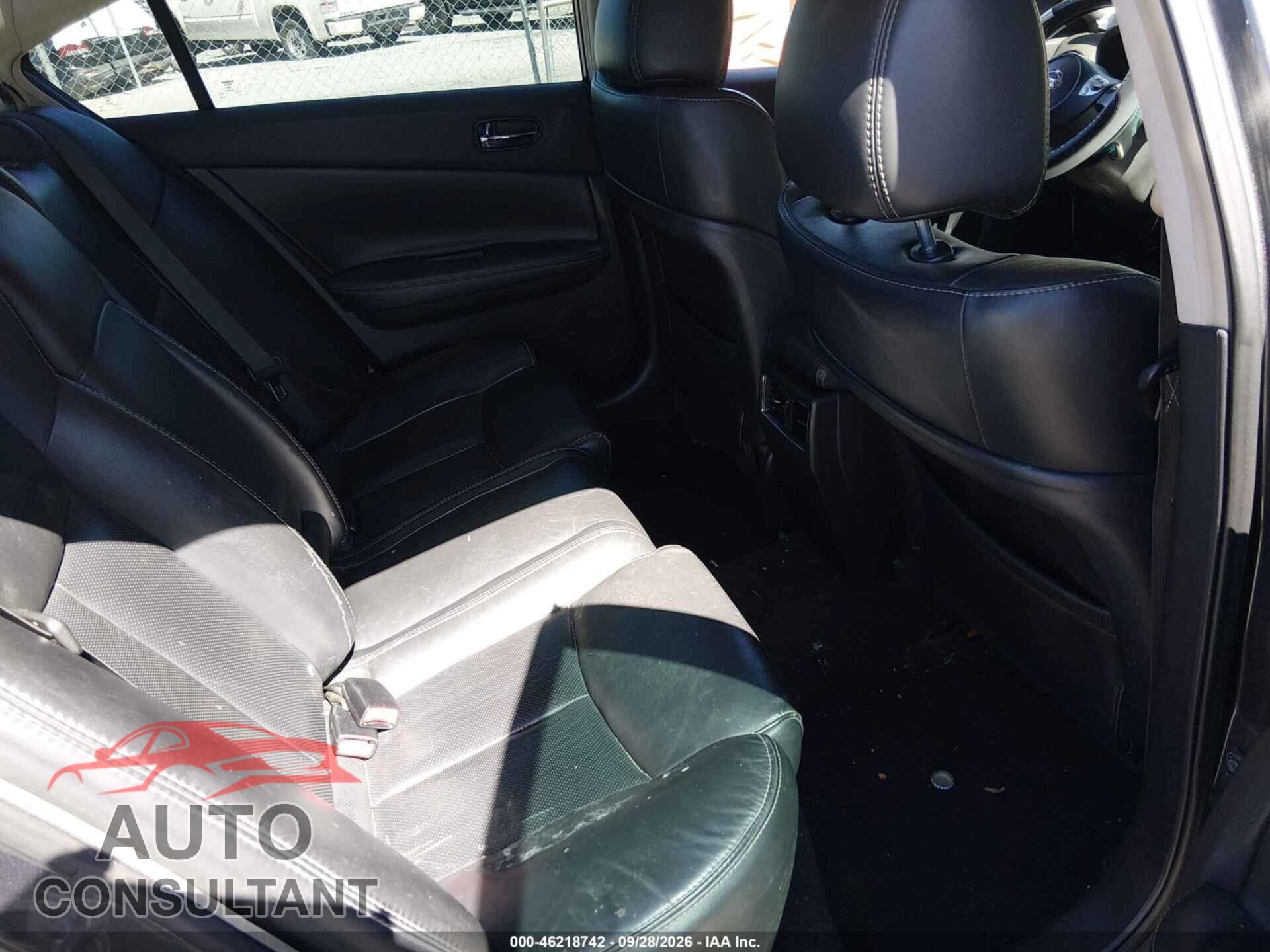 NISSAN MAXIMA 2011 - 1N4AA5AP2BC849869