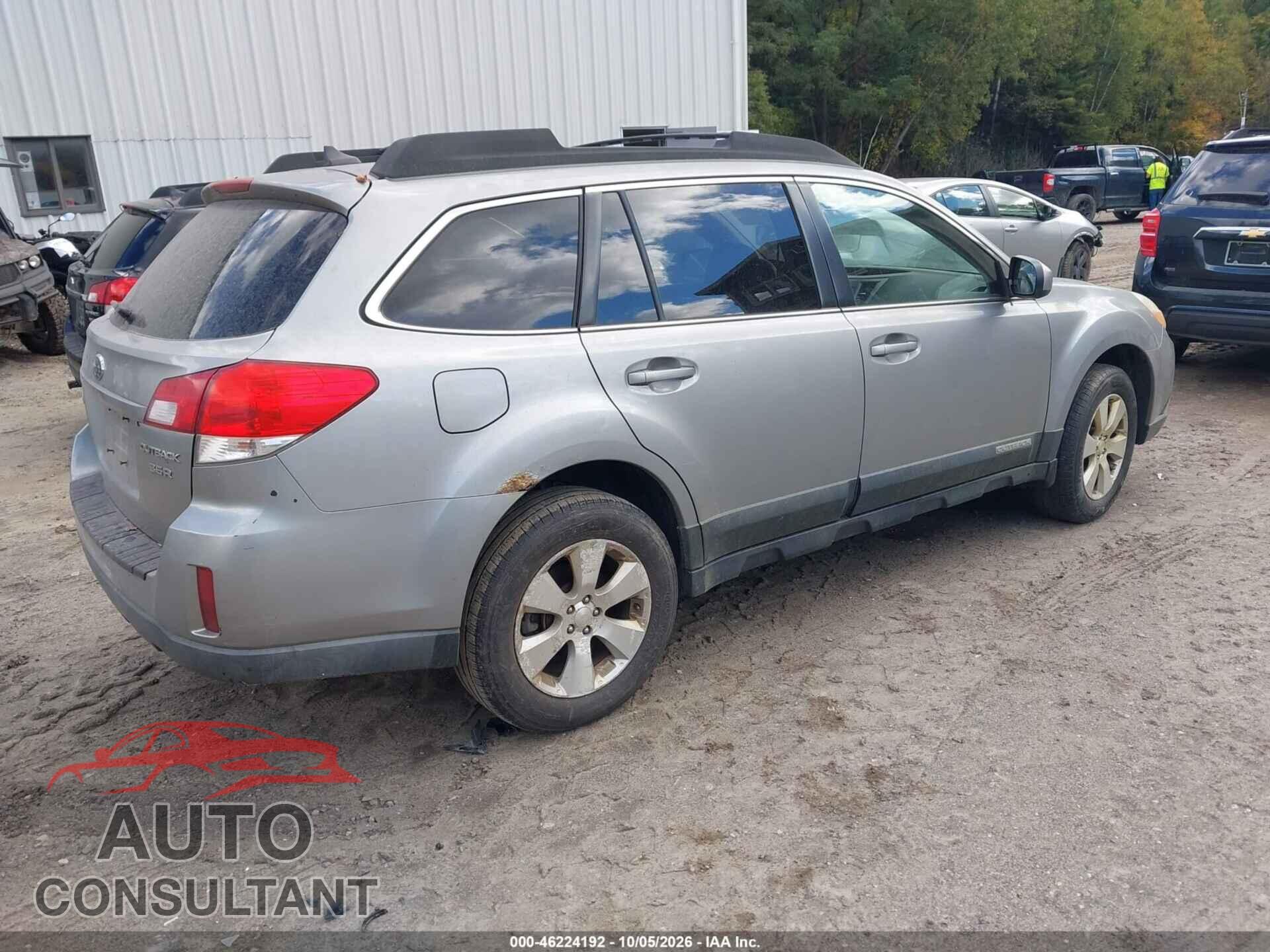 SUBARU OUTBACK 2011 - 4S4DRDKC4B2383103