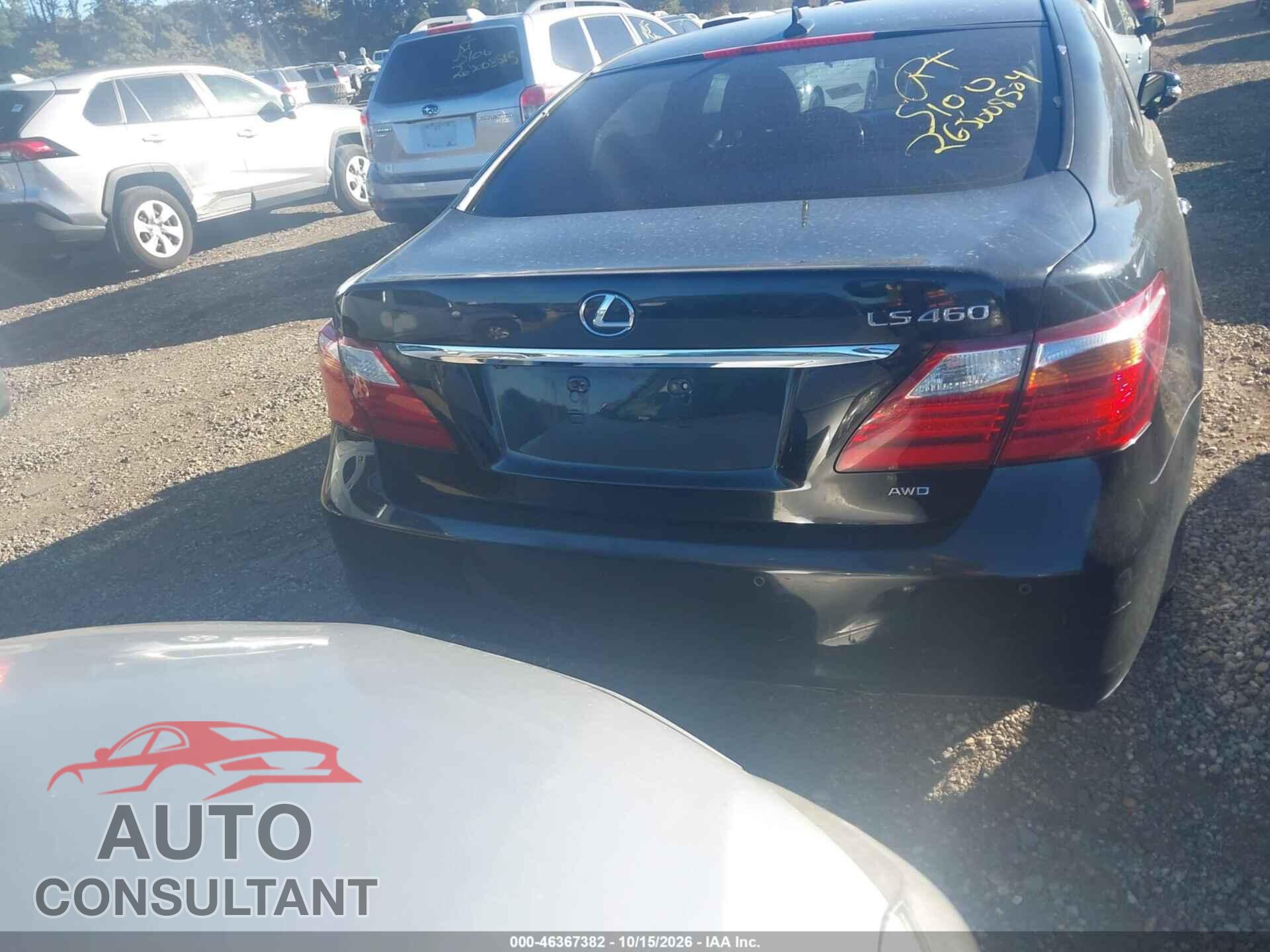 LEXUS LS 460 2011 - JTHCL5EF1B5009700