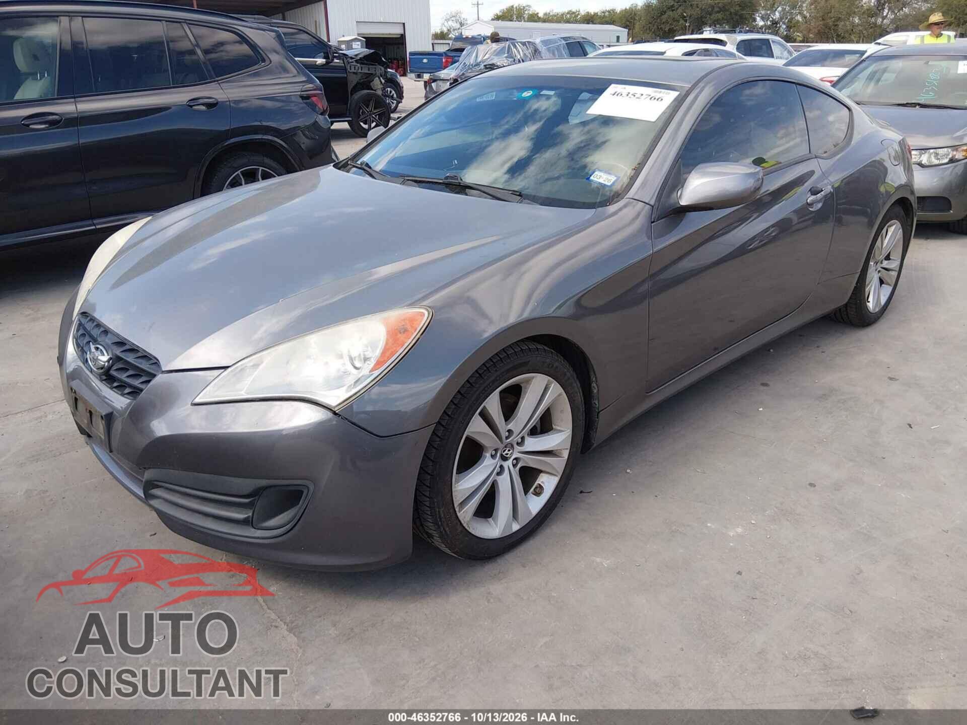 HYUNDAI GENESIS 2012 - KMHHT6KD4CU072714