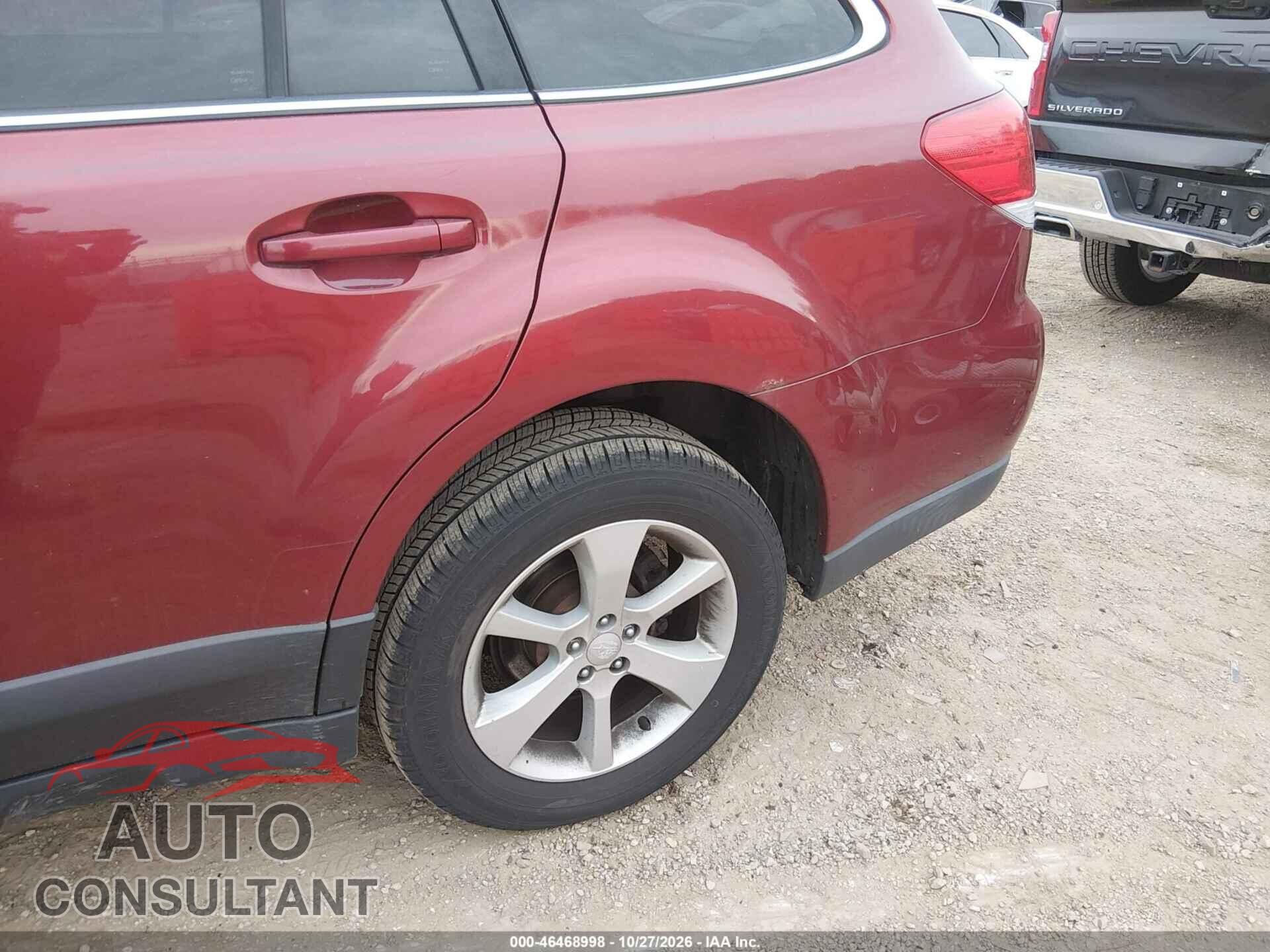 SUBARU OUTBACK 2013 - 4S4BRCCC0D3210331