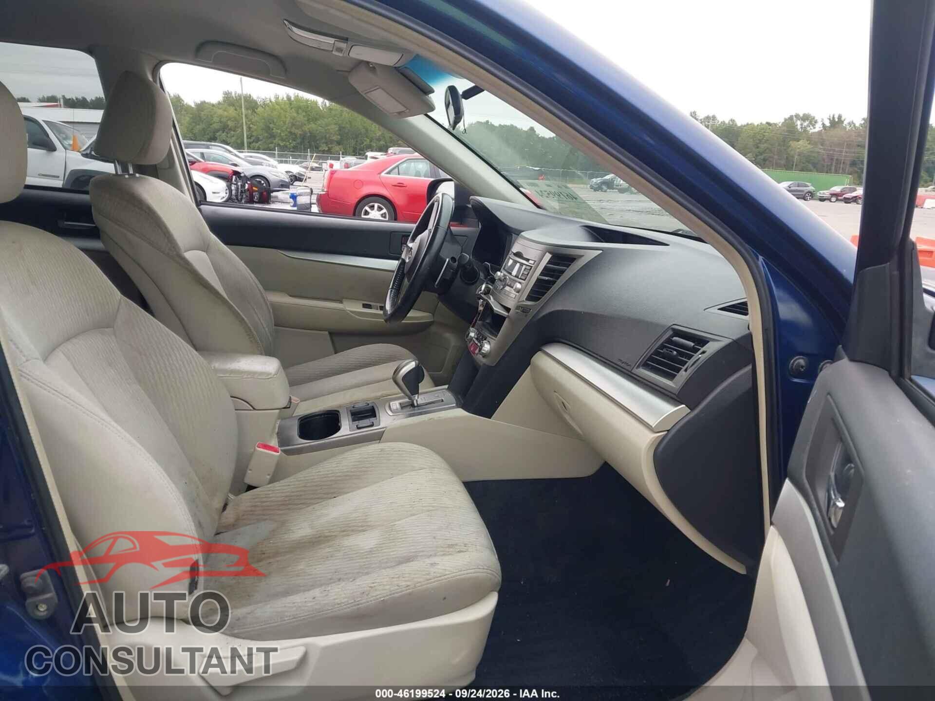 SUBARU OUTBACK 2011 - 4S4BRBCC3B3374888