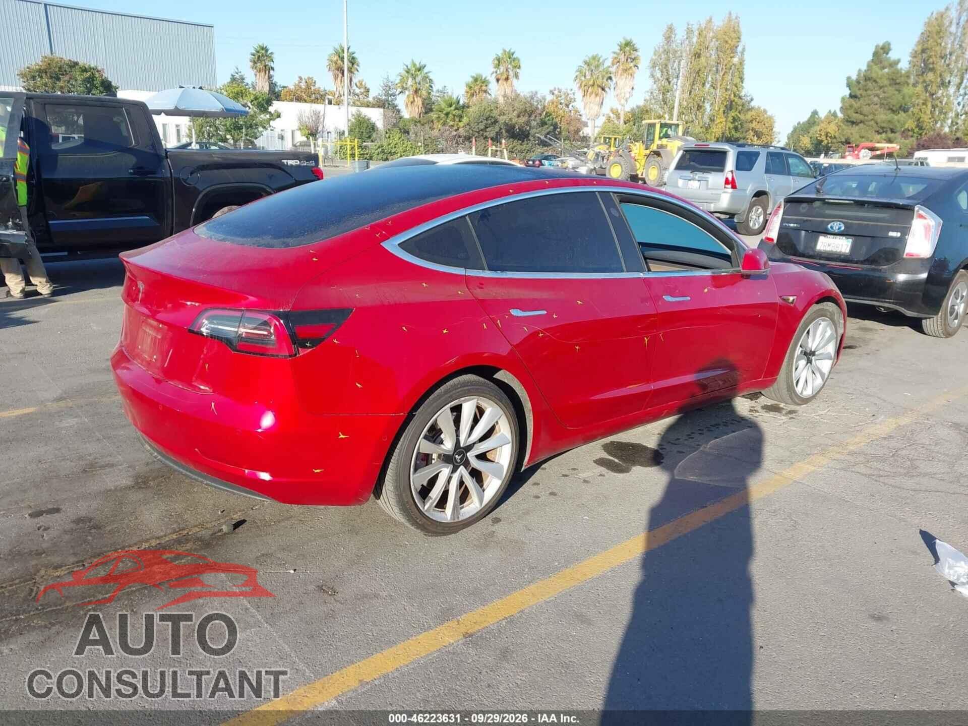 TESLA MODEL 3 2018 - 5YJ3E1EA6JF163812