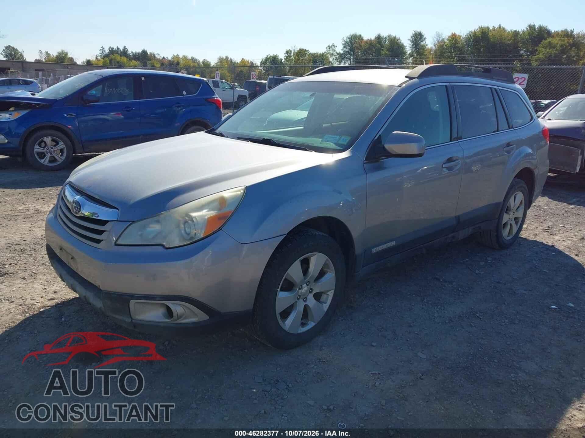 SUBARU OUTBACK 2010 - 4S4BRBCC5A3370792