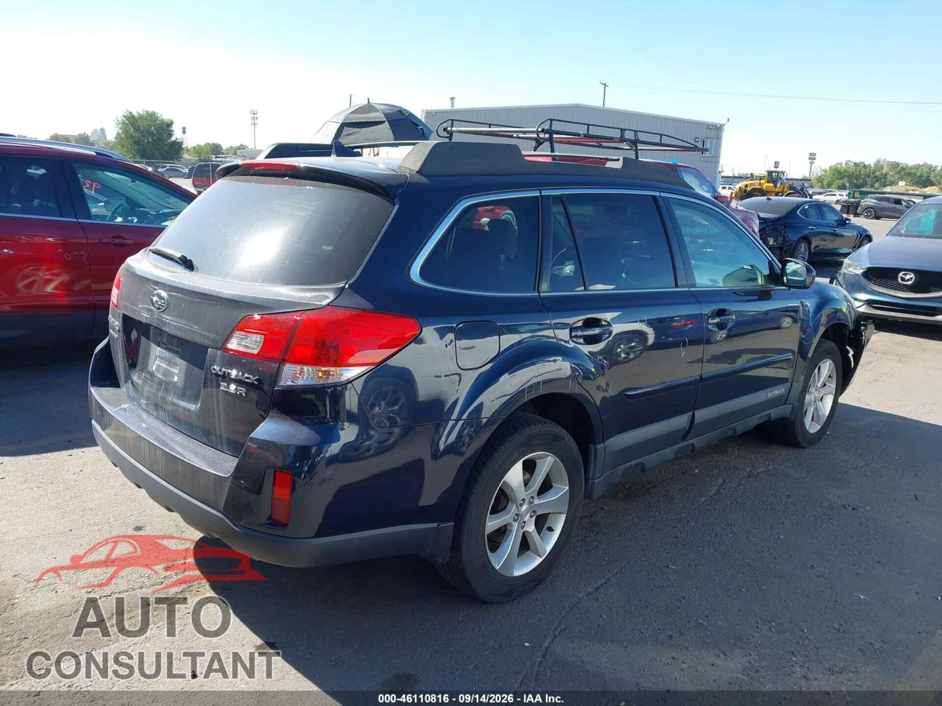 SUBARU OUTBACK 2013 - 4S4BRDKC7D2203163