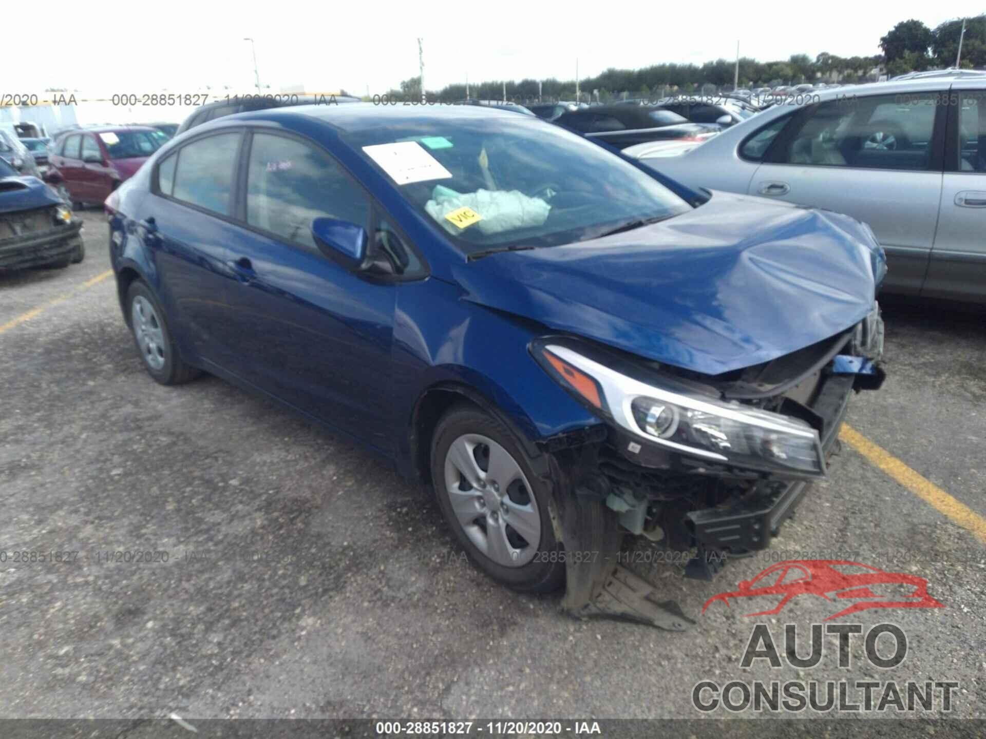 KIA FORTE 2018 - 3KPFK4A72JE284635