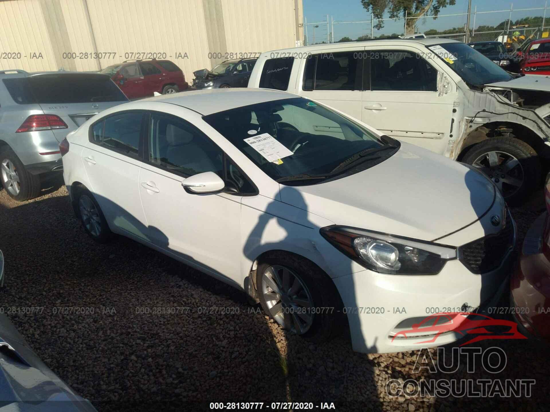 KIA FORTE 2016 - KNAFX4A68G5480735