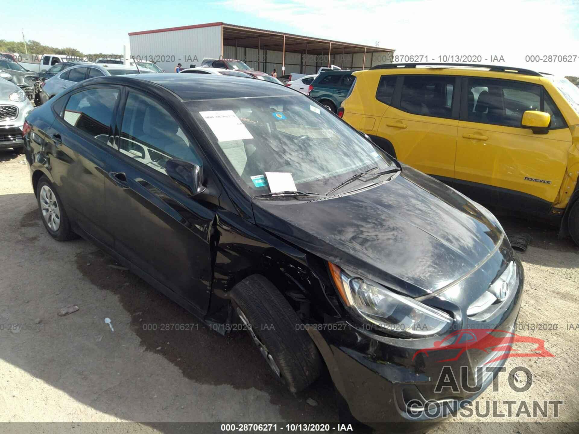 HYUNDAI ACCENT 2017 - KMHCT4AE3HU381235
