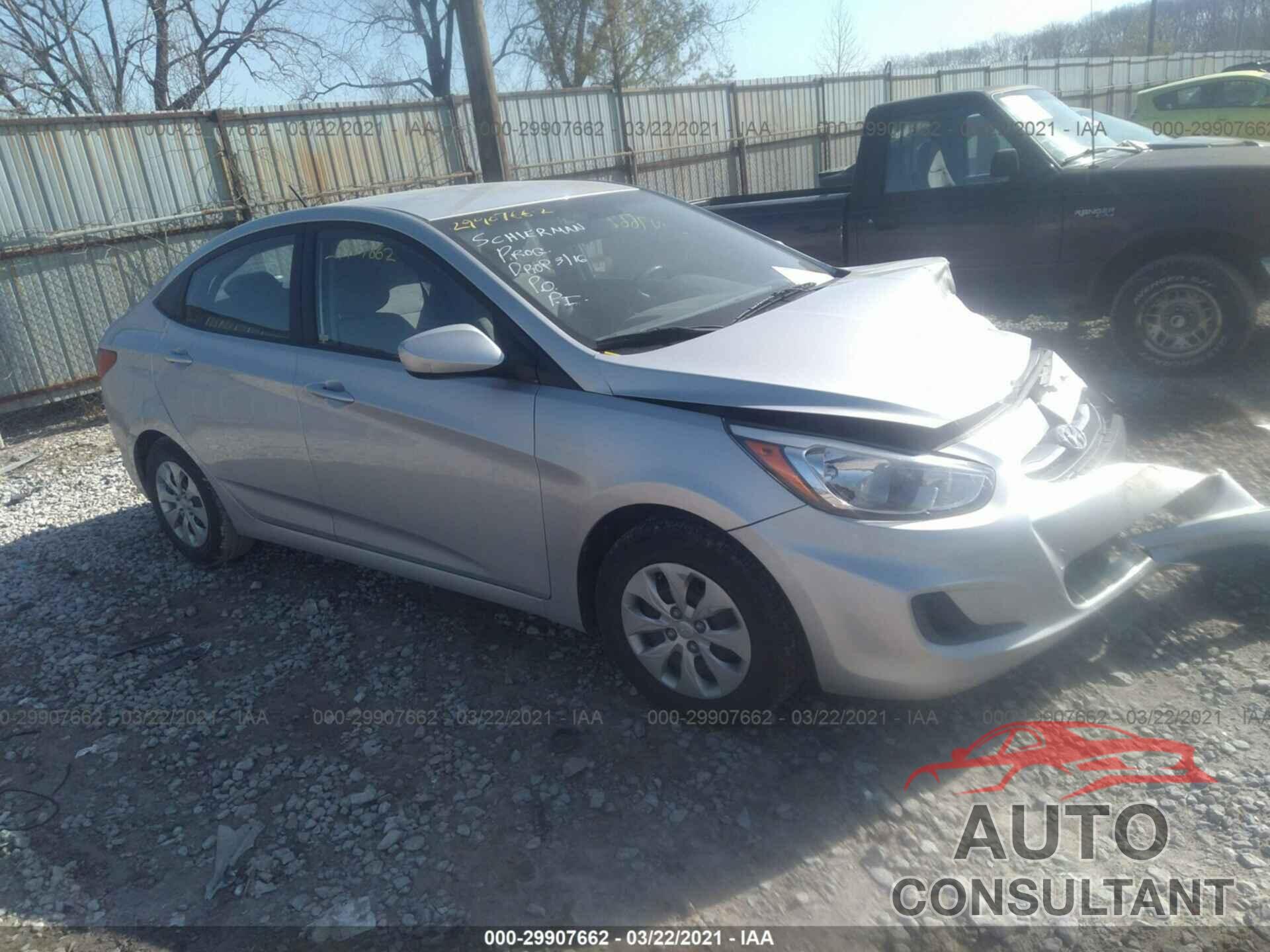 HYUNDAI ACCENT 2016 - KMHCT4AE5GU967353