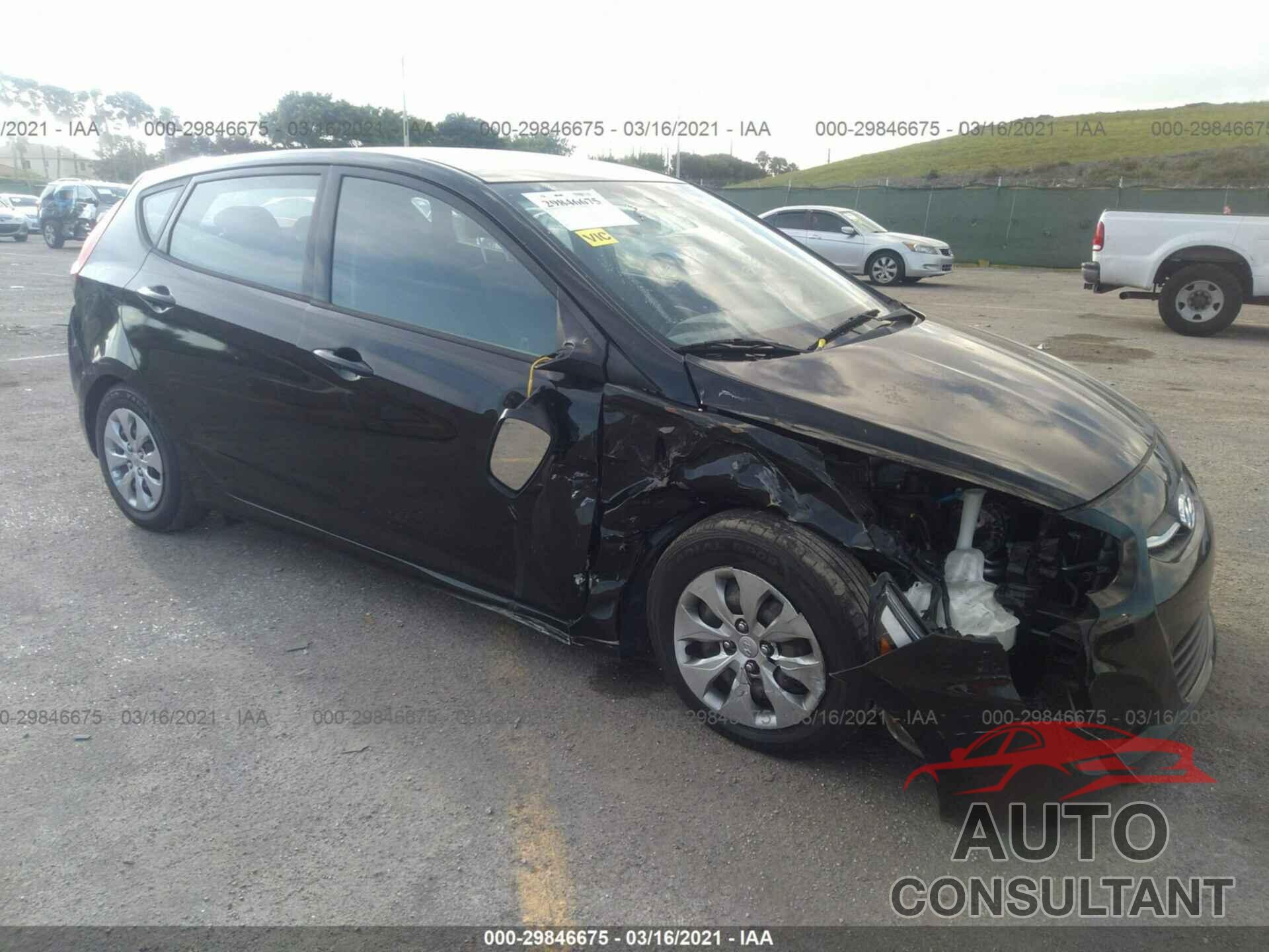 HYUNDAI ACCENT 2017 - KMHCT5AE1HU301372