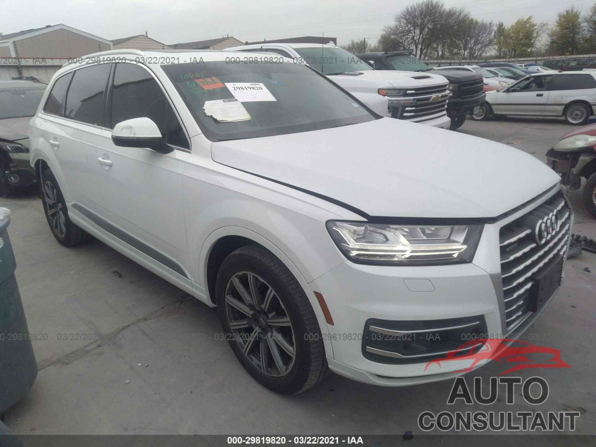 AUDI Q7 2019 - WA1LAAF7XKD040936