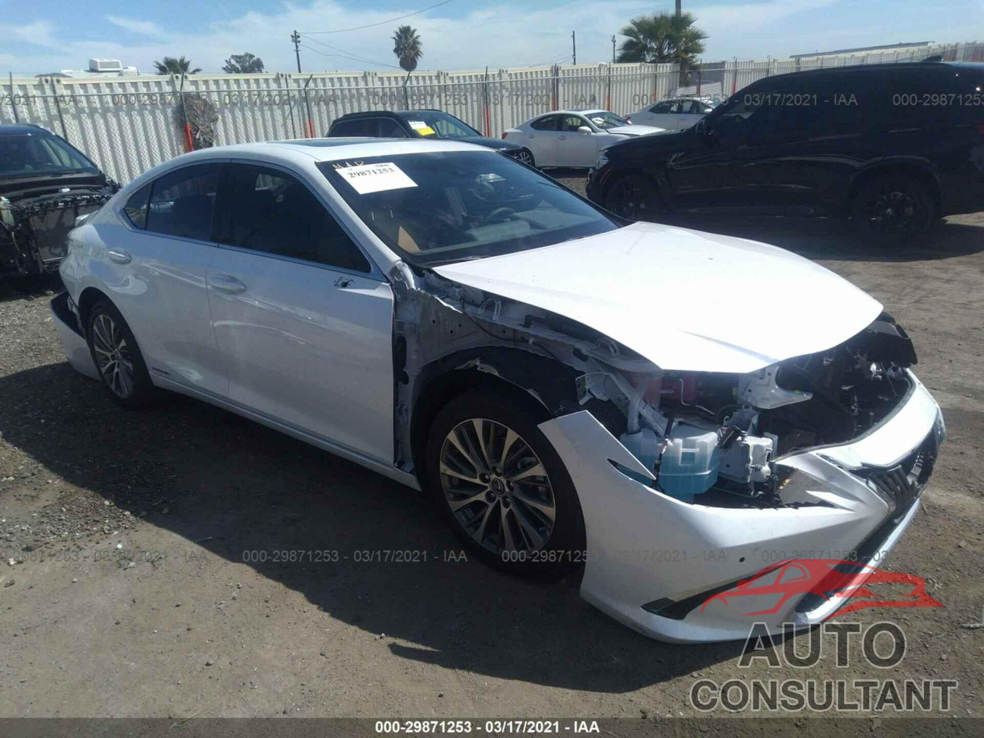 LEXUS ES 2021 - 58ADA1C1XMU003208