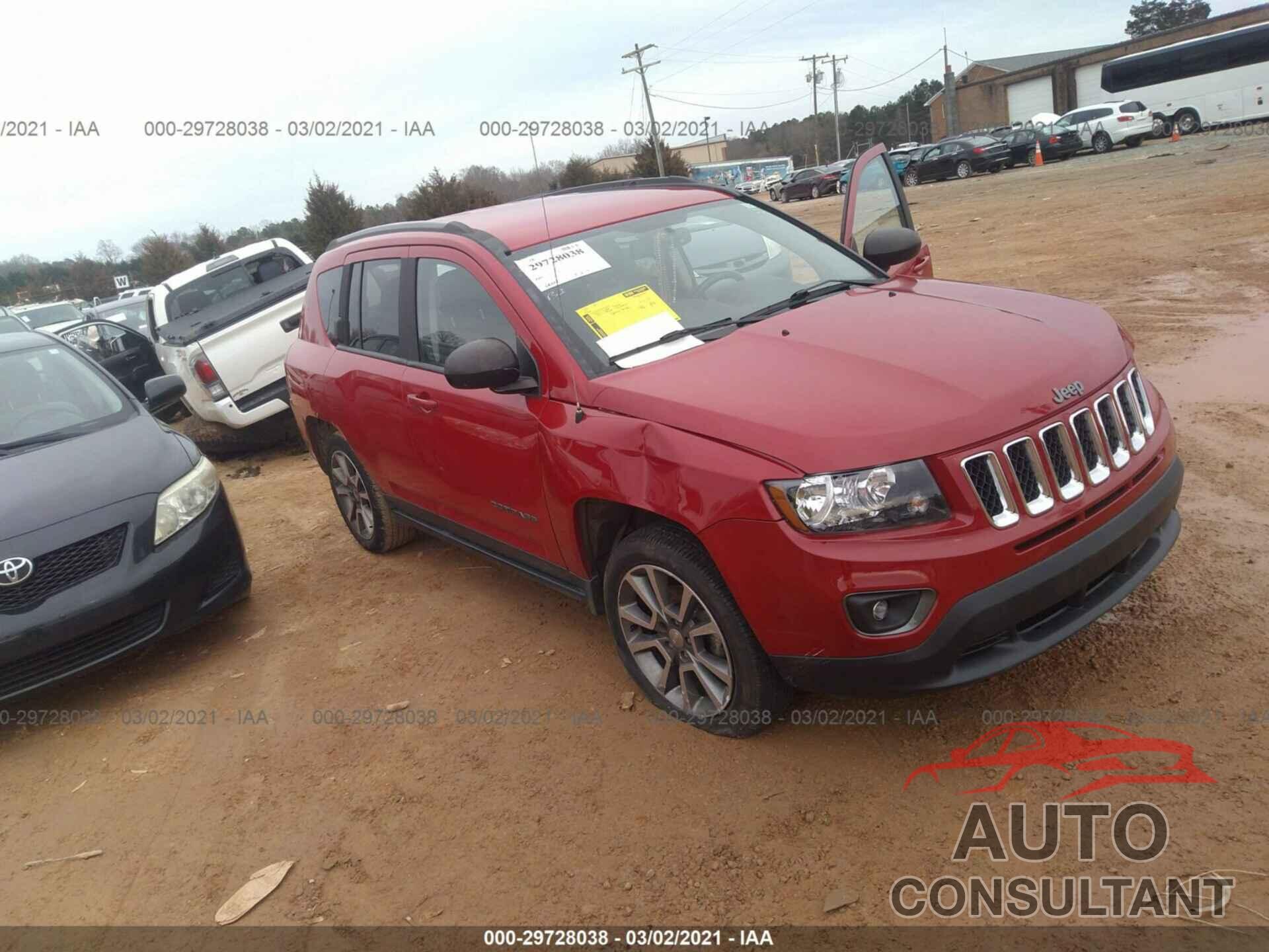 JEEP COMPASS 2017 - 1C4NJCBA9HD102461