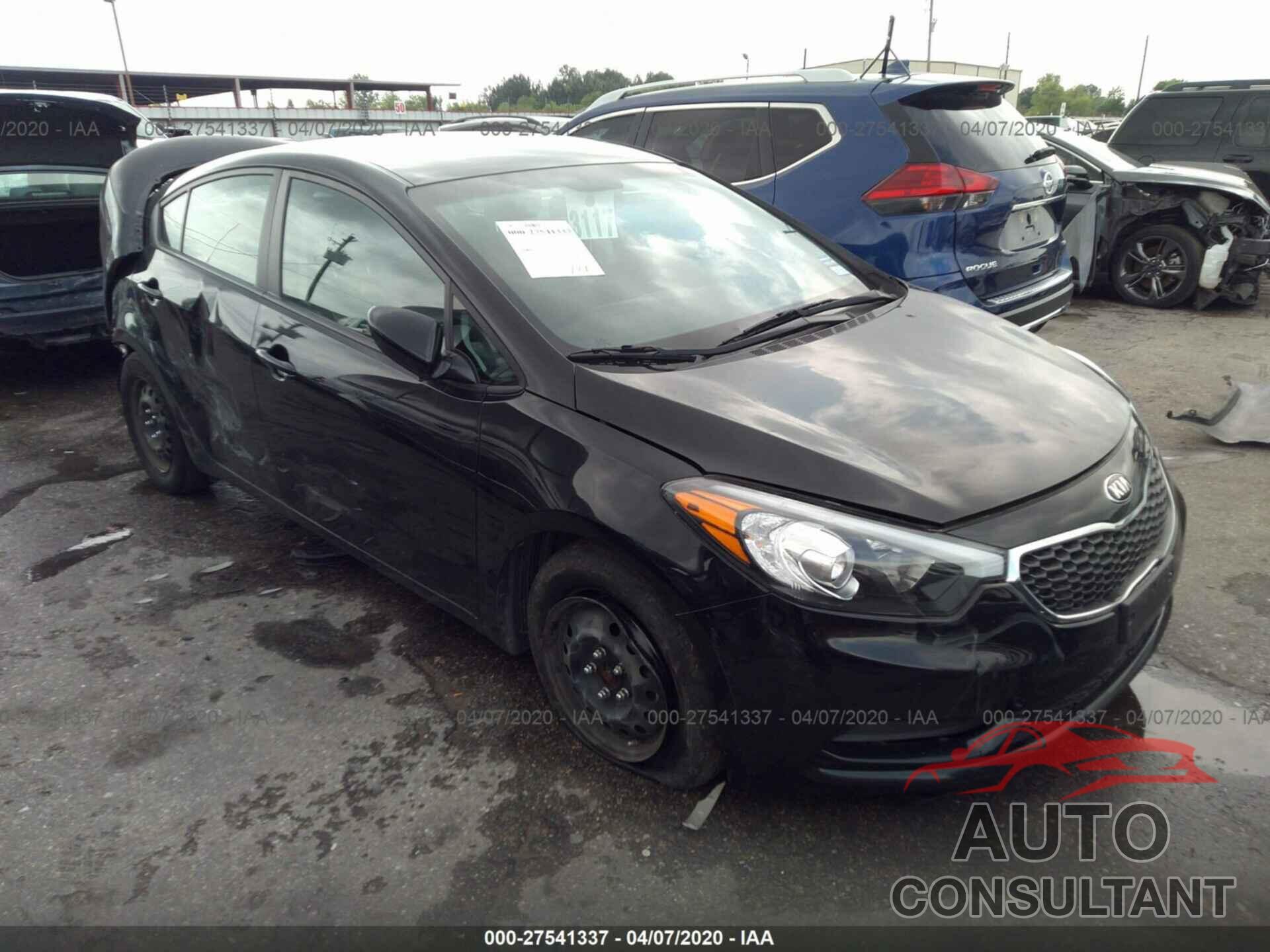 KIA FORTE 2016 - KNAFK4A68G5540415