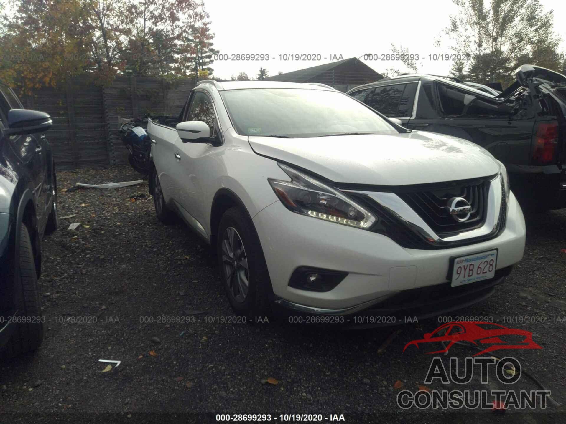 NISSAN MURANO 2018 - 5N1AZ2MH8JN173979