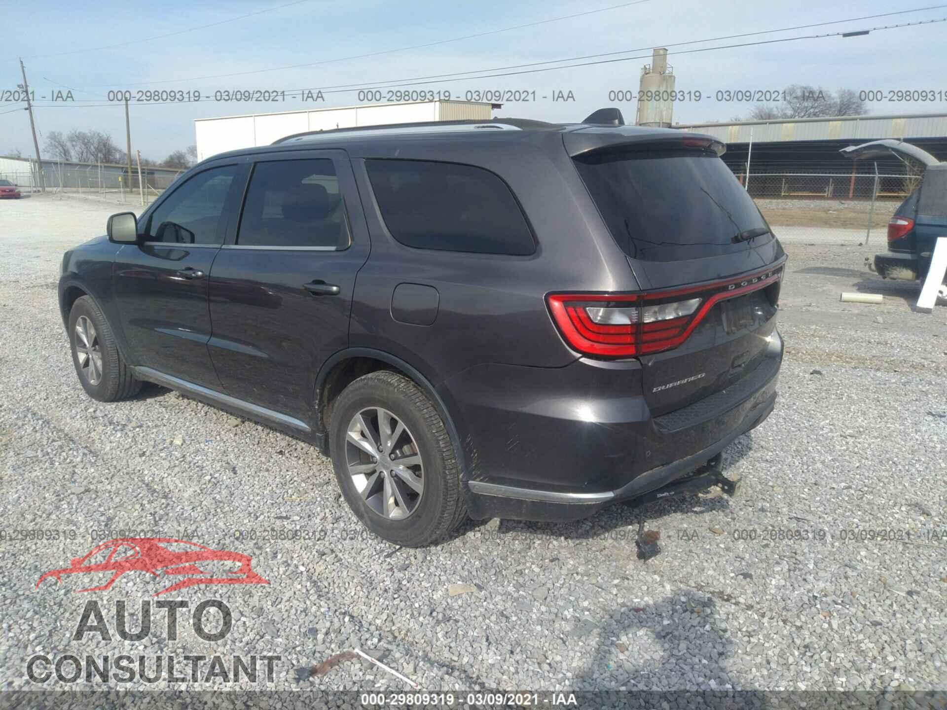 DODGE DURANGO 2016 - 1C4RDHDG1GC361425