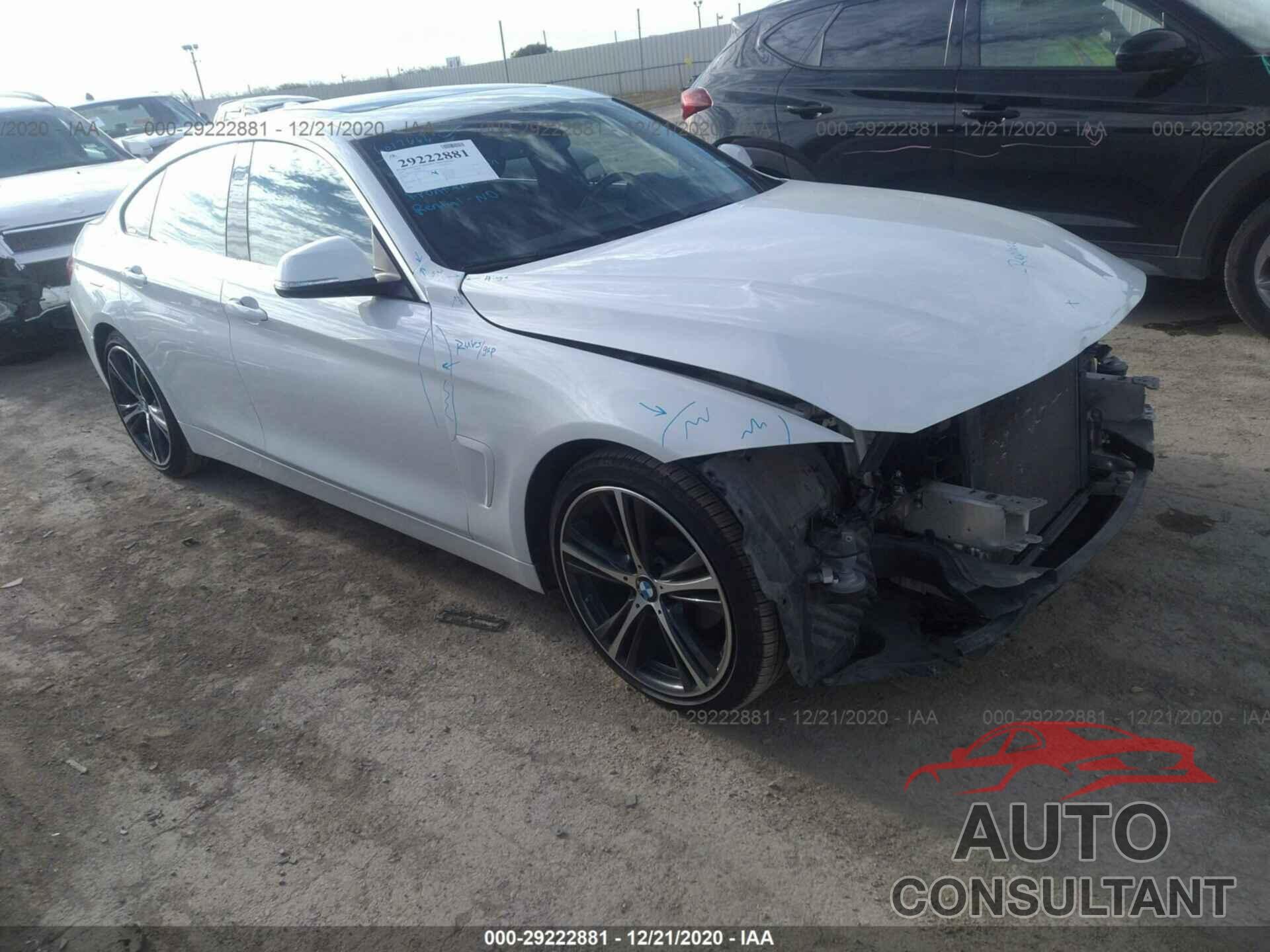 BMW 4 SERIES 2018 - WBA4J1C54JBG76503