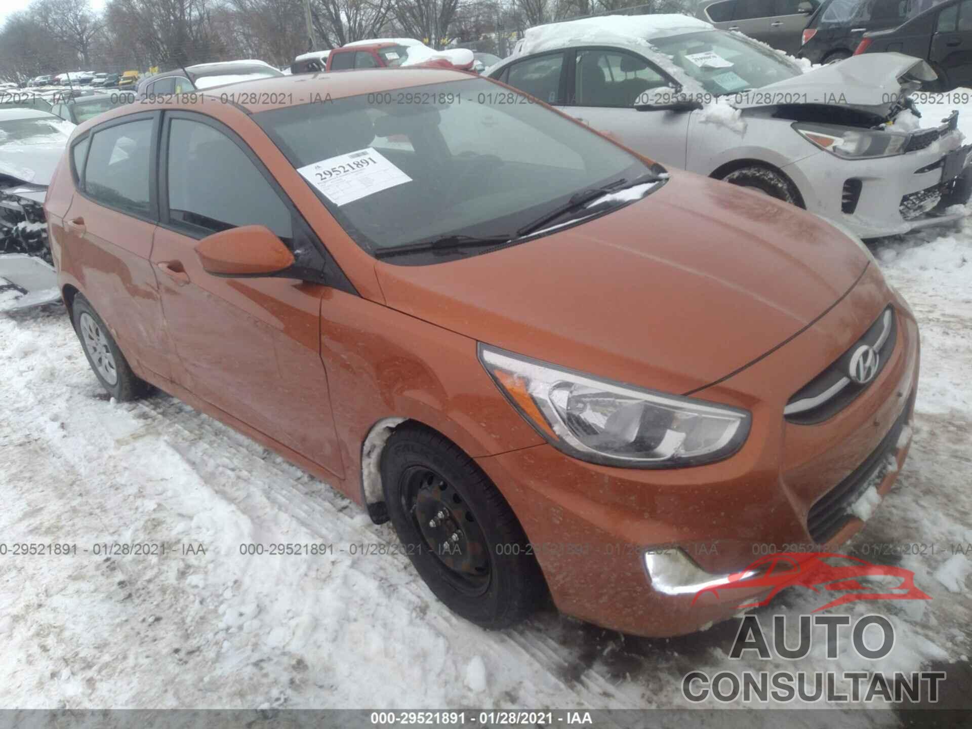 HYUNDAI ACCENT 2016 - KMHCT5AE3GU265828
