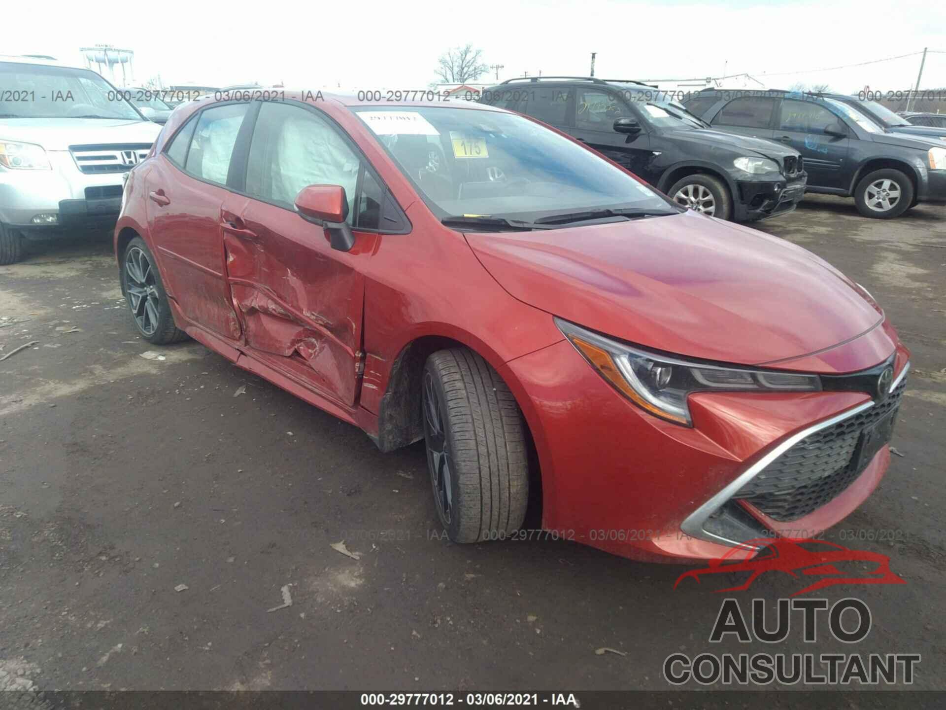 TOYOTA COROLLA HATCHBACK 2019 - JTNK4RBE9K3056929