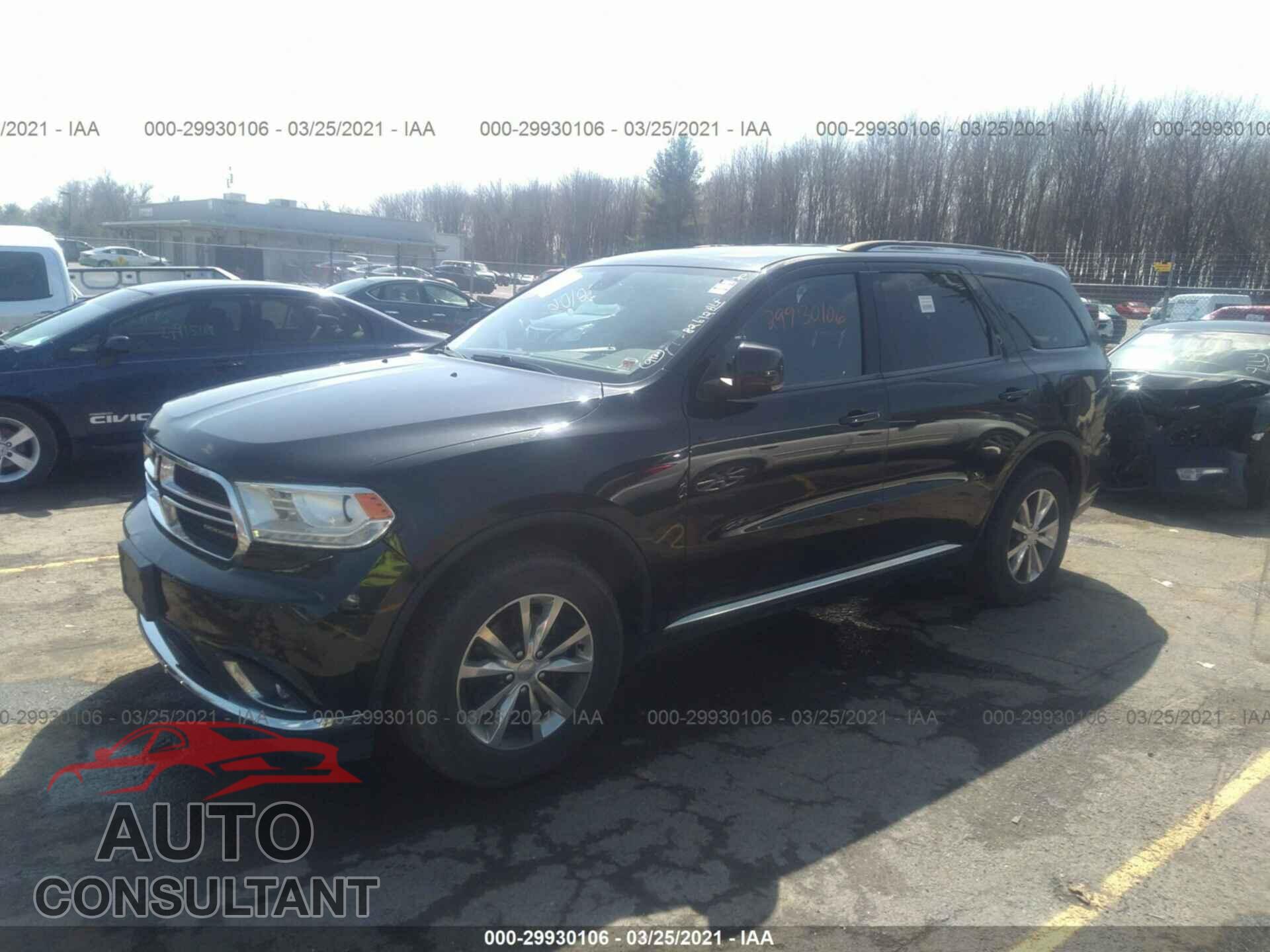 DODGE DURANGO 2016 - 1C4RDJDG5GC347129