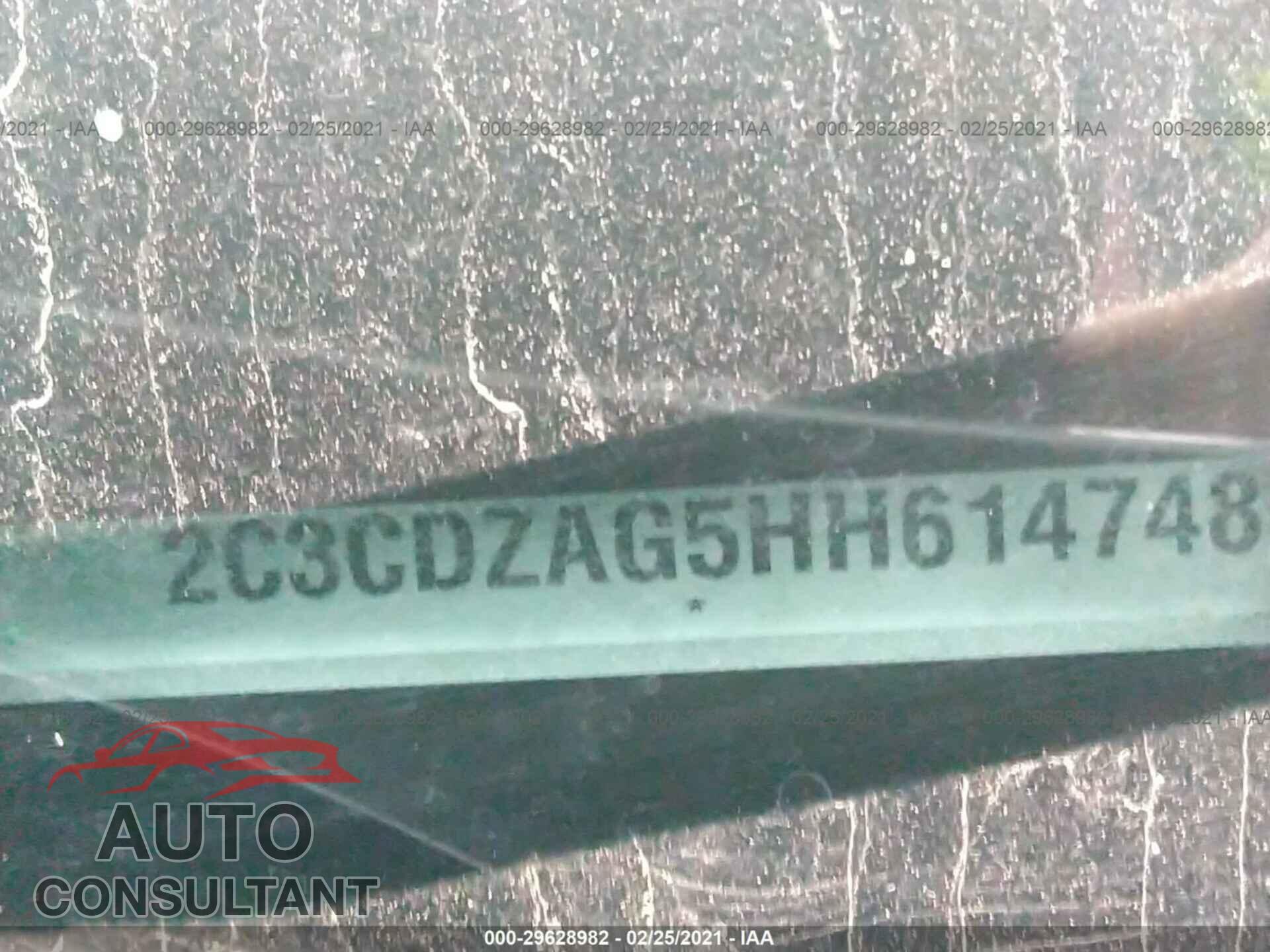 DODGE CHALLENGER 2017 - 2C3CDZAG5HH614748