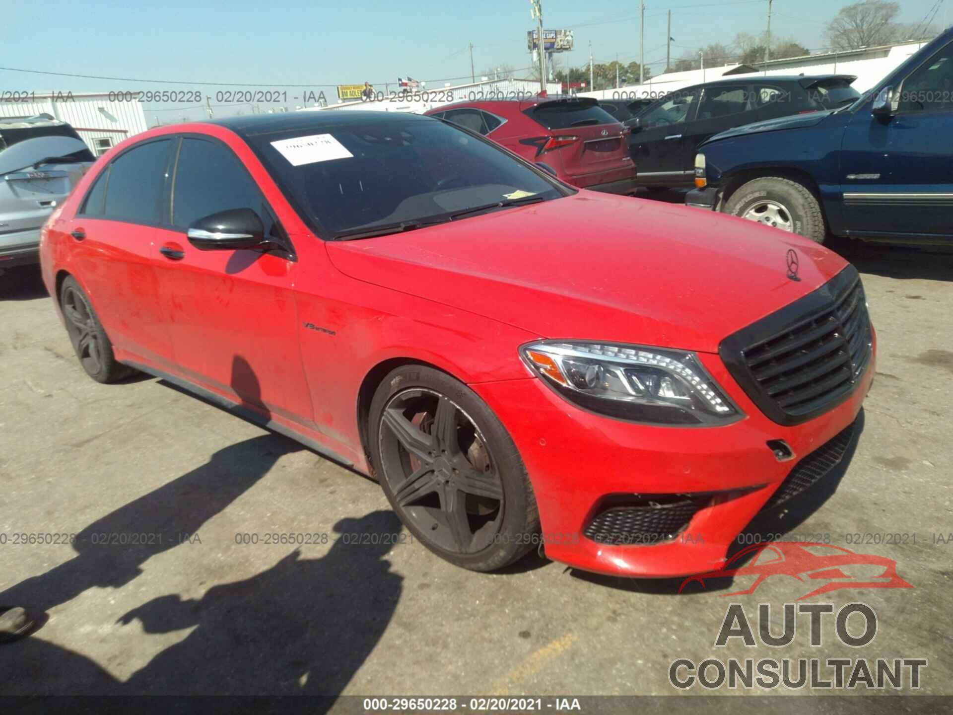 MERCEDES-BENZ S-CLASS 2016 - WDDUG7JB9GA178392