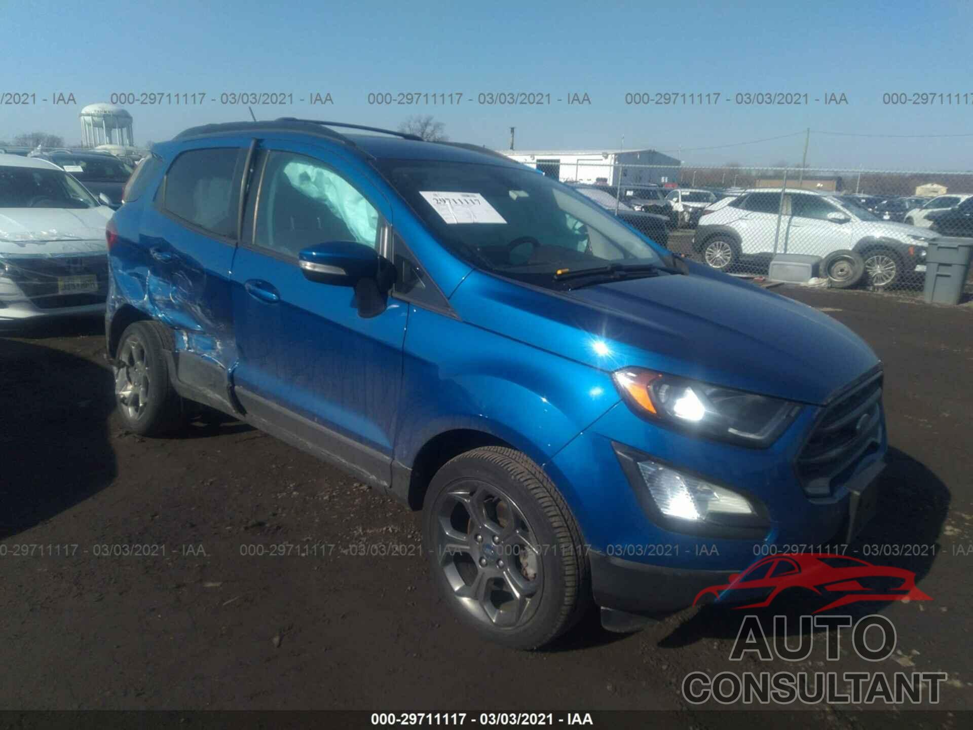 FORD ECOSPORT 2018 - MAJ6P1CL7JC237396