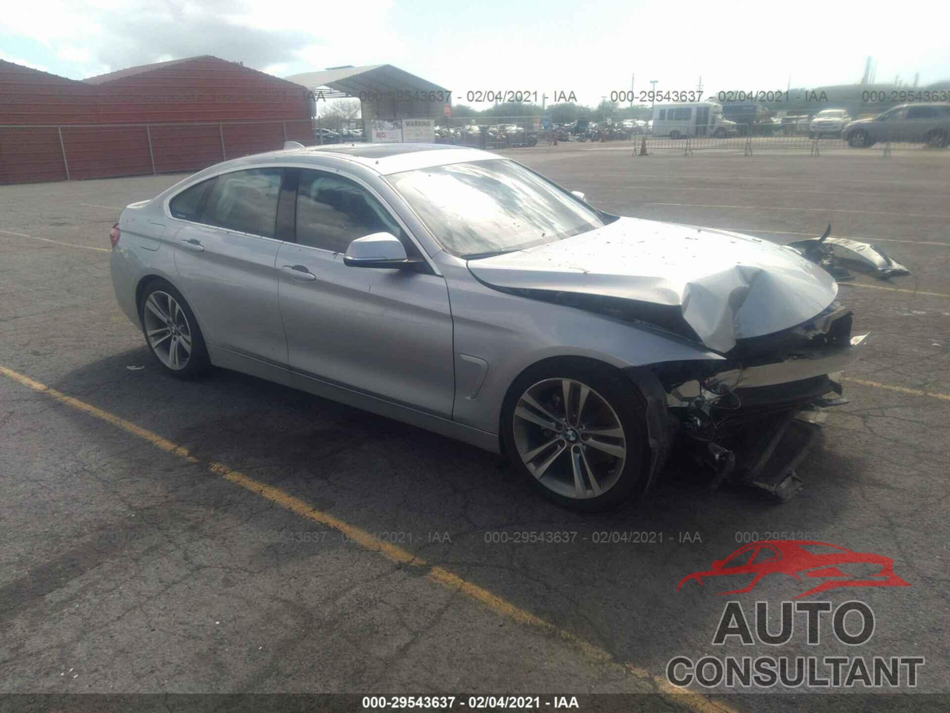 BMW 4 SERIES 2018 - WBA4J1C54JBG78753