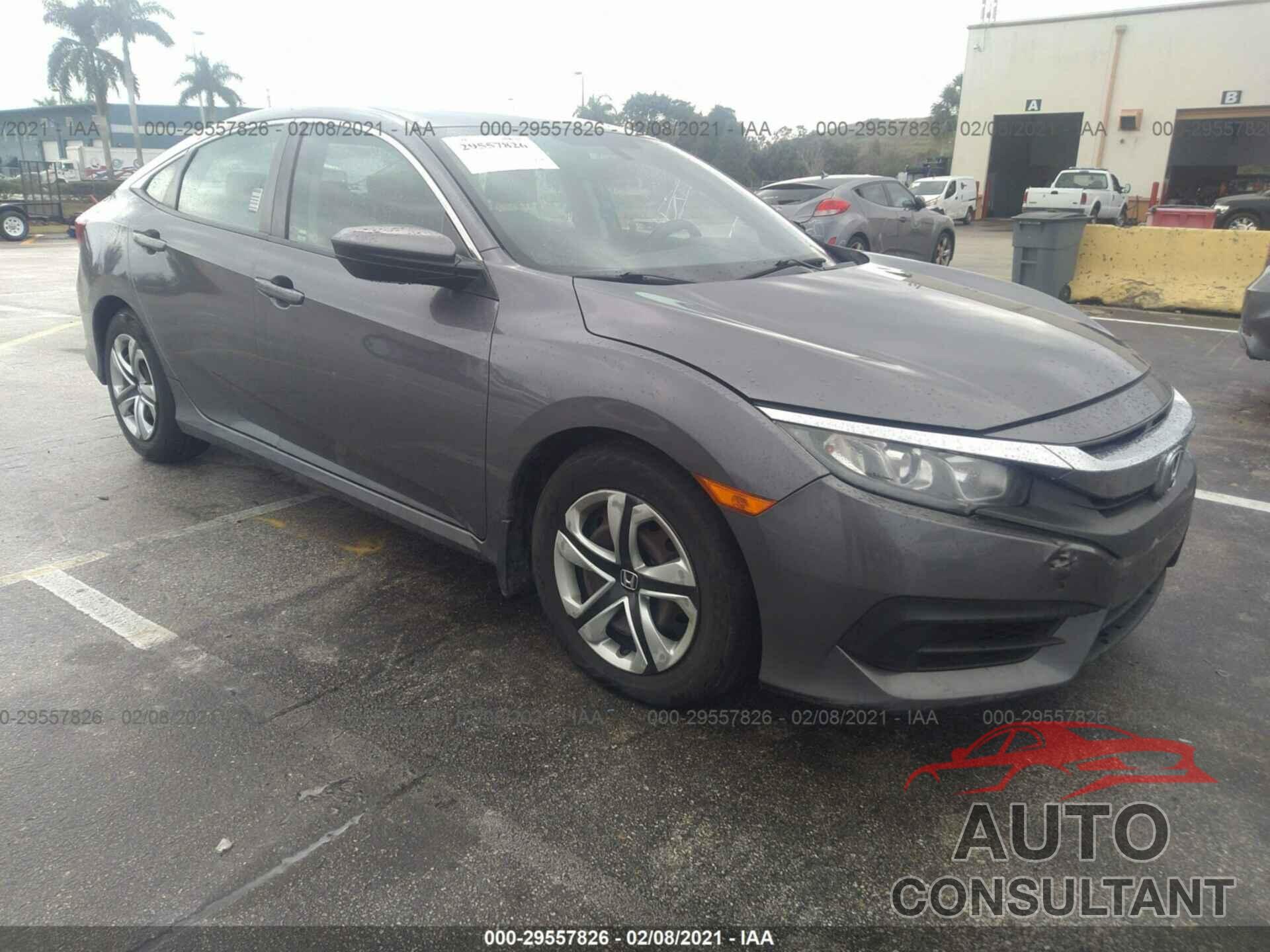 HONDA CIVIC SEDAN 2016 - 19XFC2F54GE069274