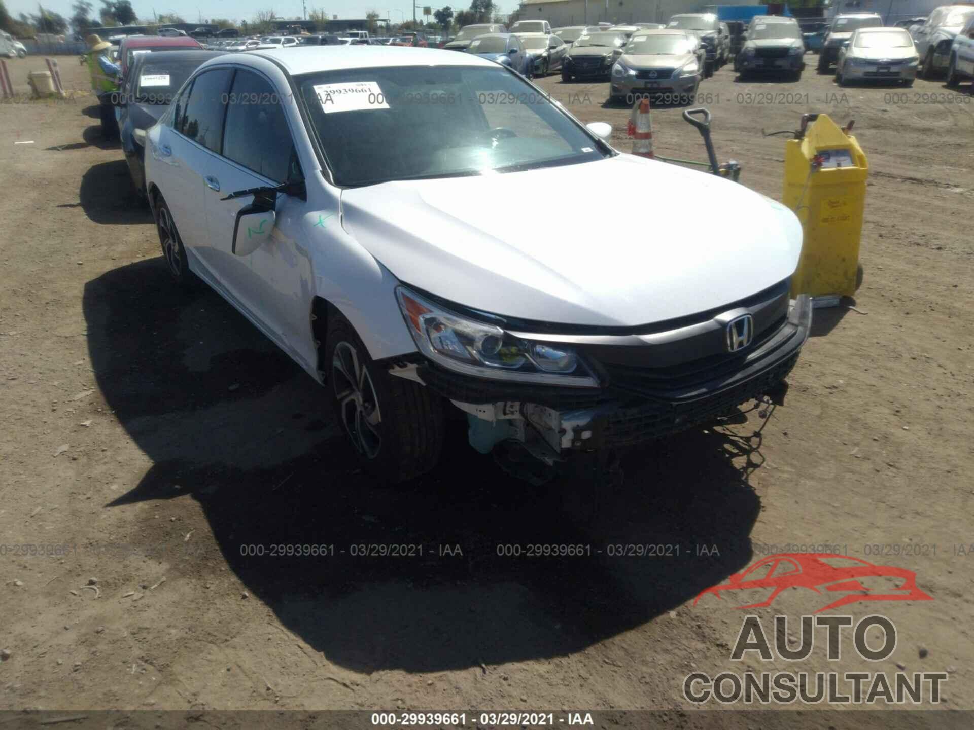 HONDA ACCORD SEDAN 2017 - 1HGCR2F38HA050653