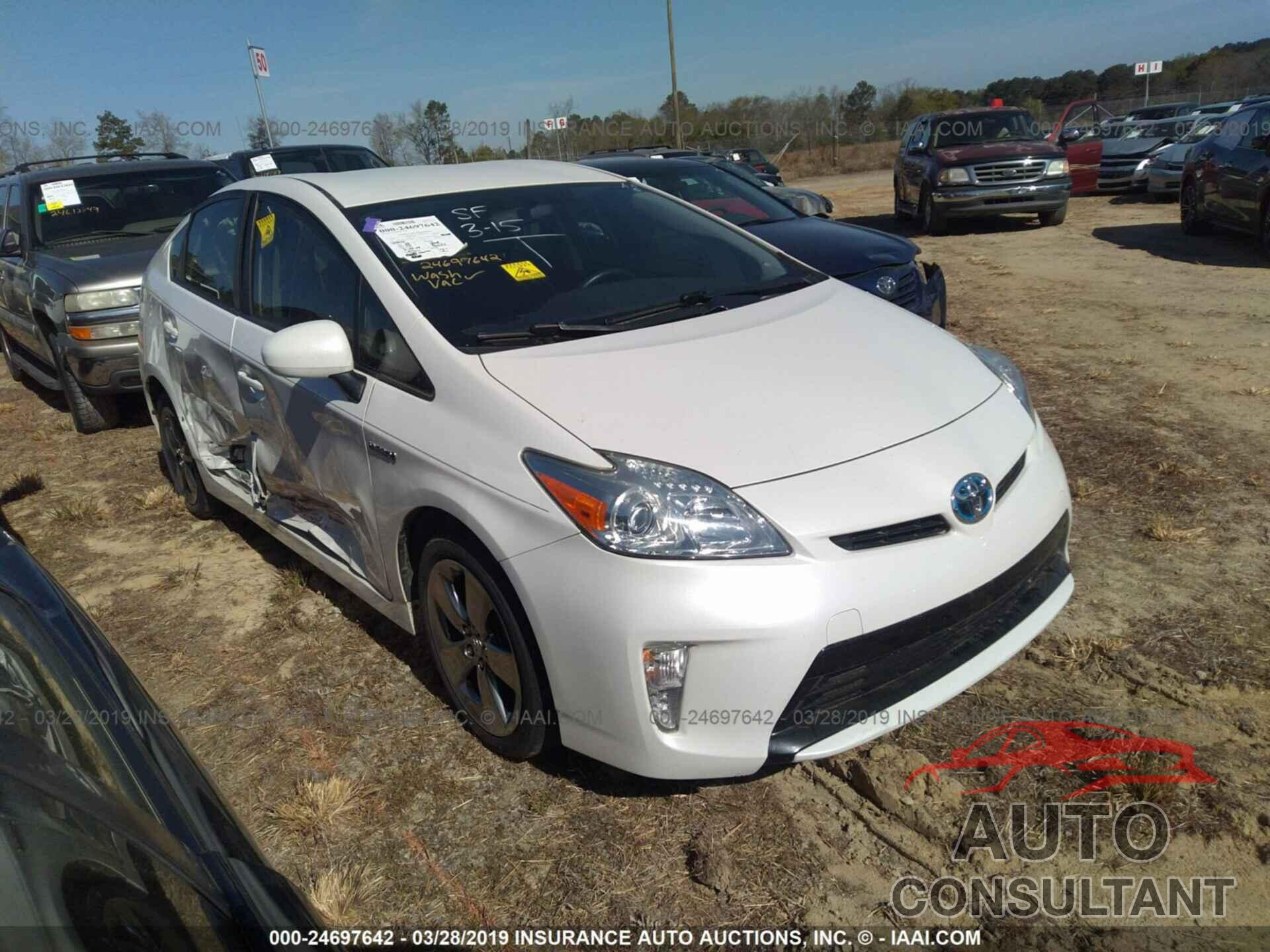 TOYOTA PRIUS 2013 - JTDKN3DU0D5582103