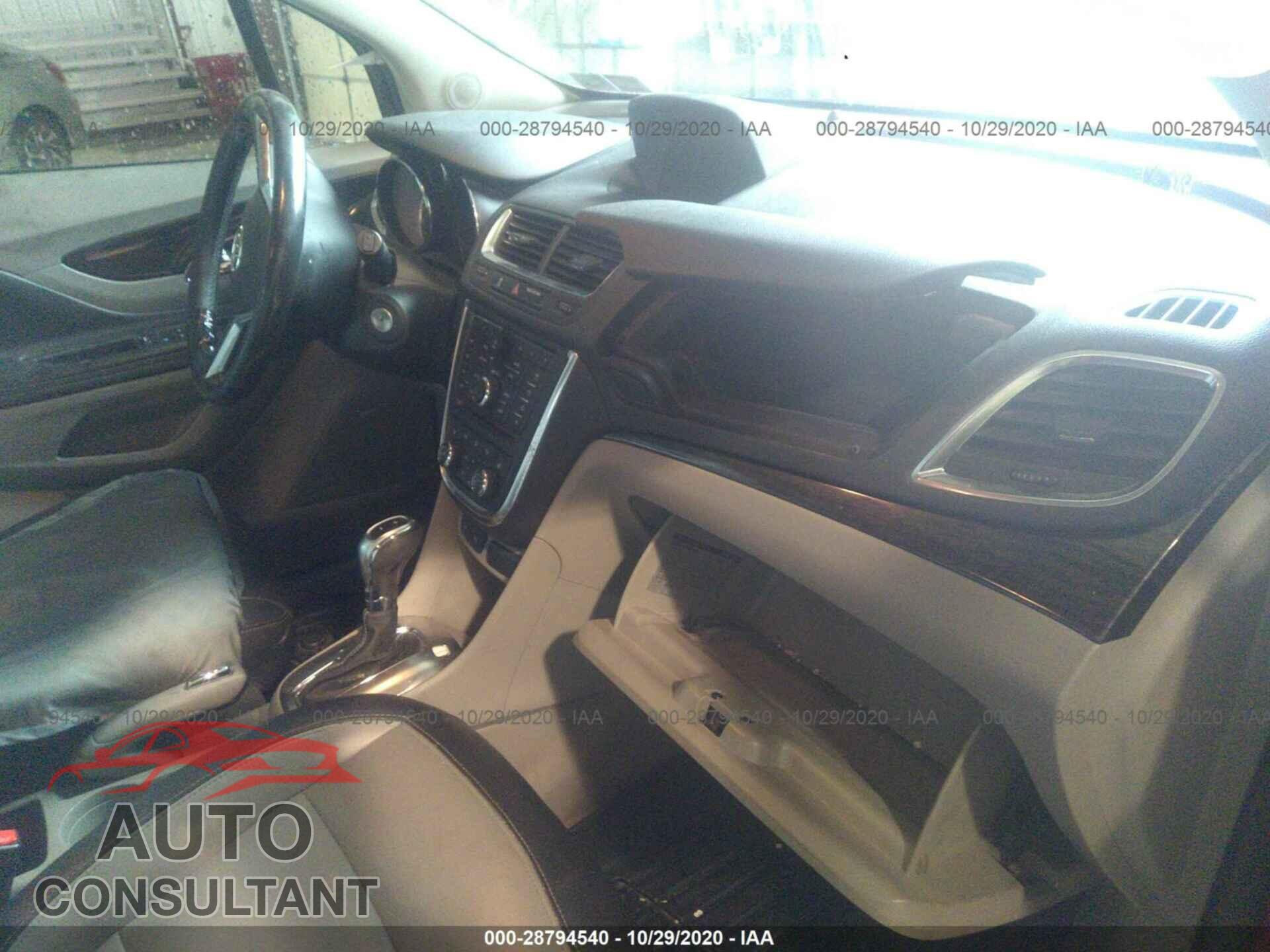 BUICK ENCORE 2016 - KL4CJHSB2GB740505