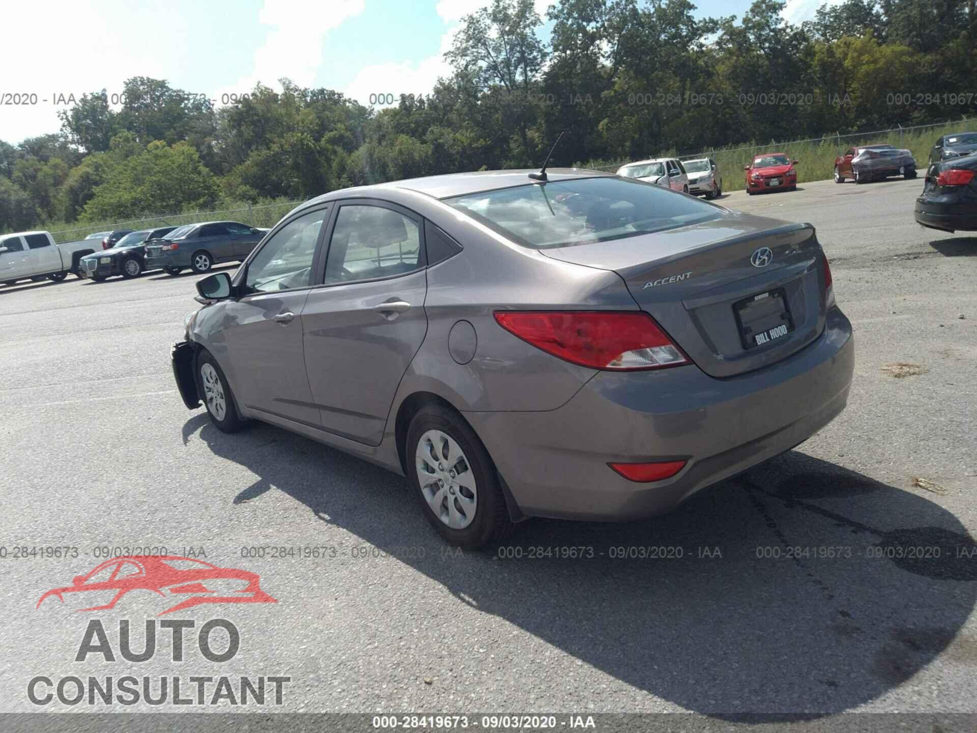 HYUNDAI ACCENT 2017 - KMHCT4AE8HU362003