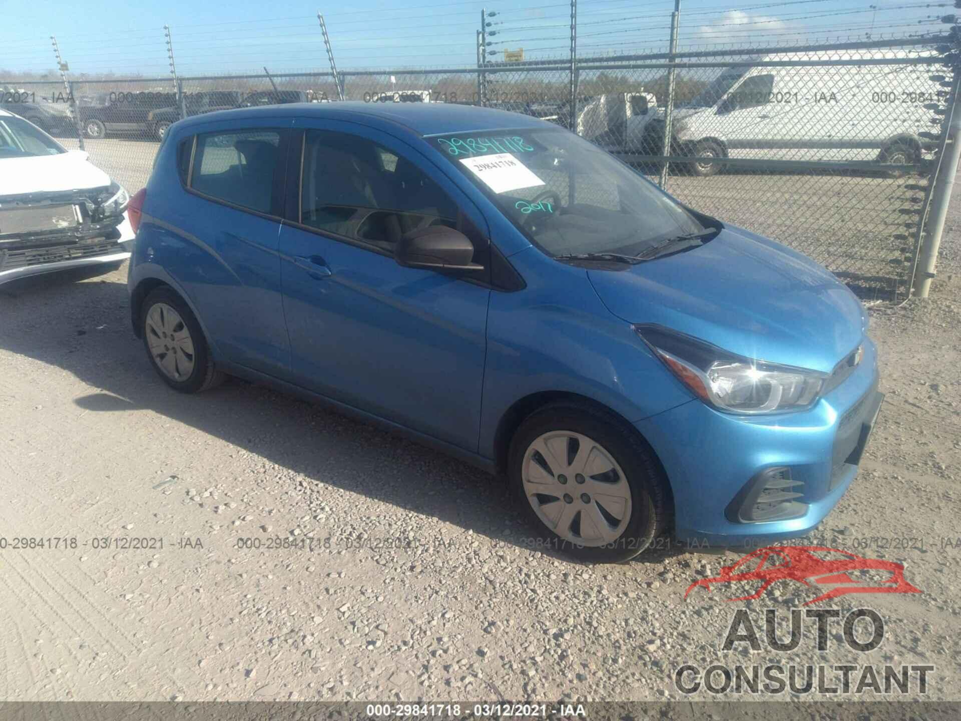 CHEVROLET SPARK 2017 - KL8CB6SA1HC756083