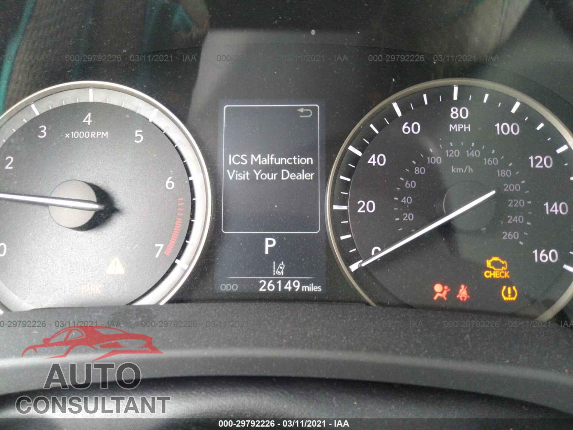 LEXUS RX 2017 - 2T2ZZMCA7HC049086