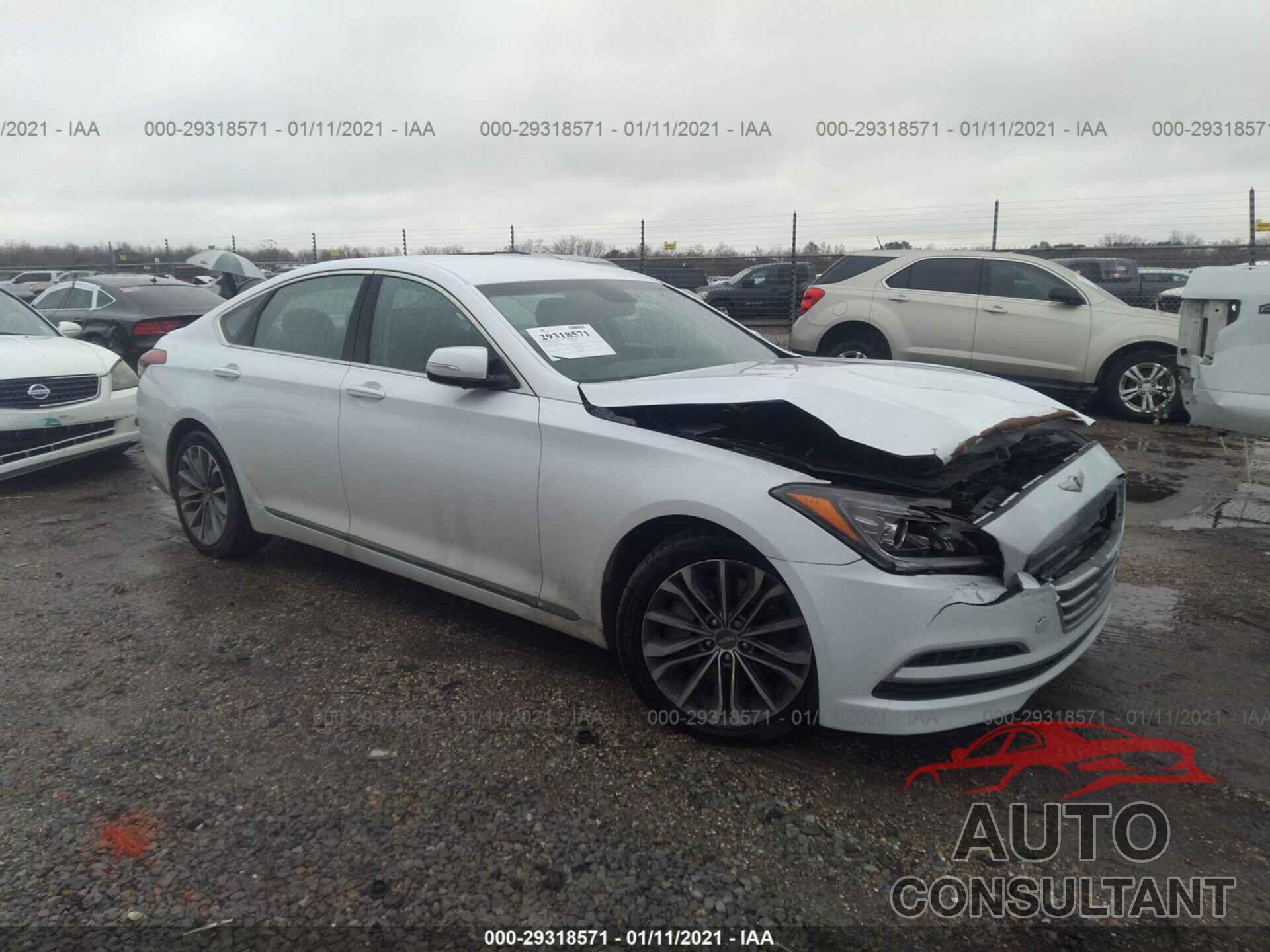 HYUNDAI GENESIS 2016 - KMHGN4JE9GU127636