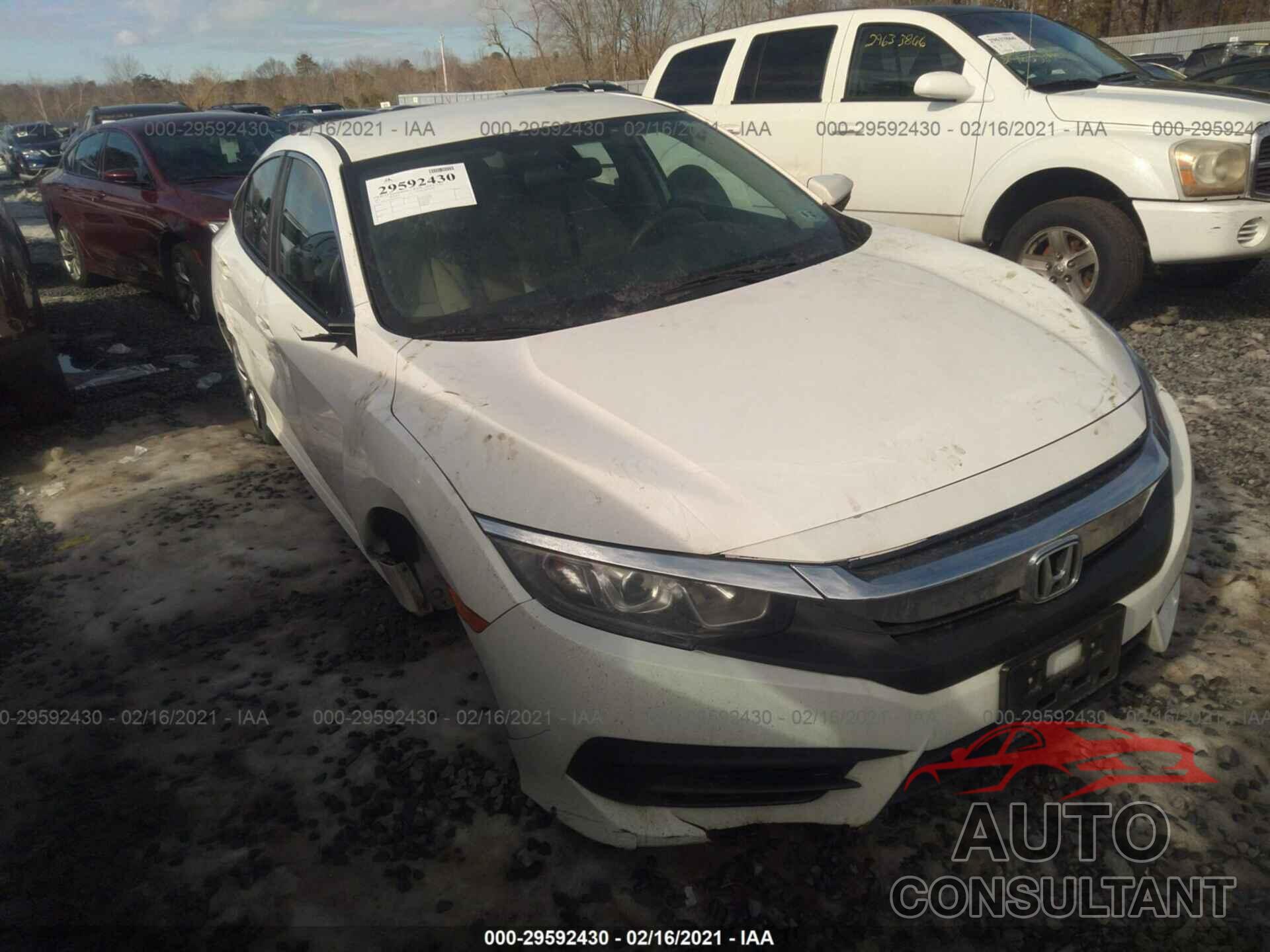 HONDA CIVIC SEDAN 2017 - 19XFC2F53HE207176