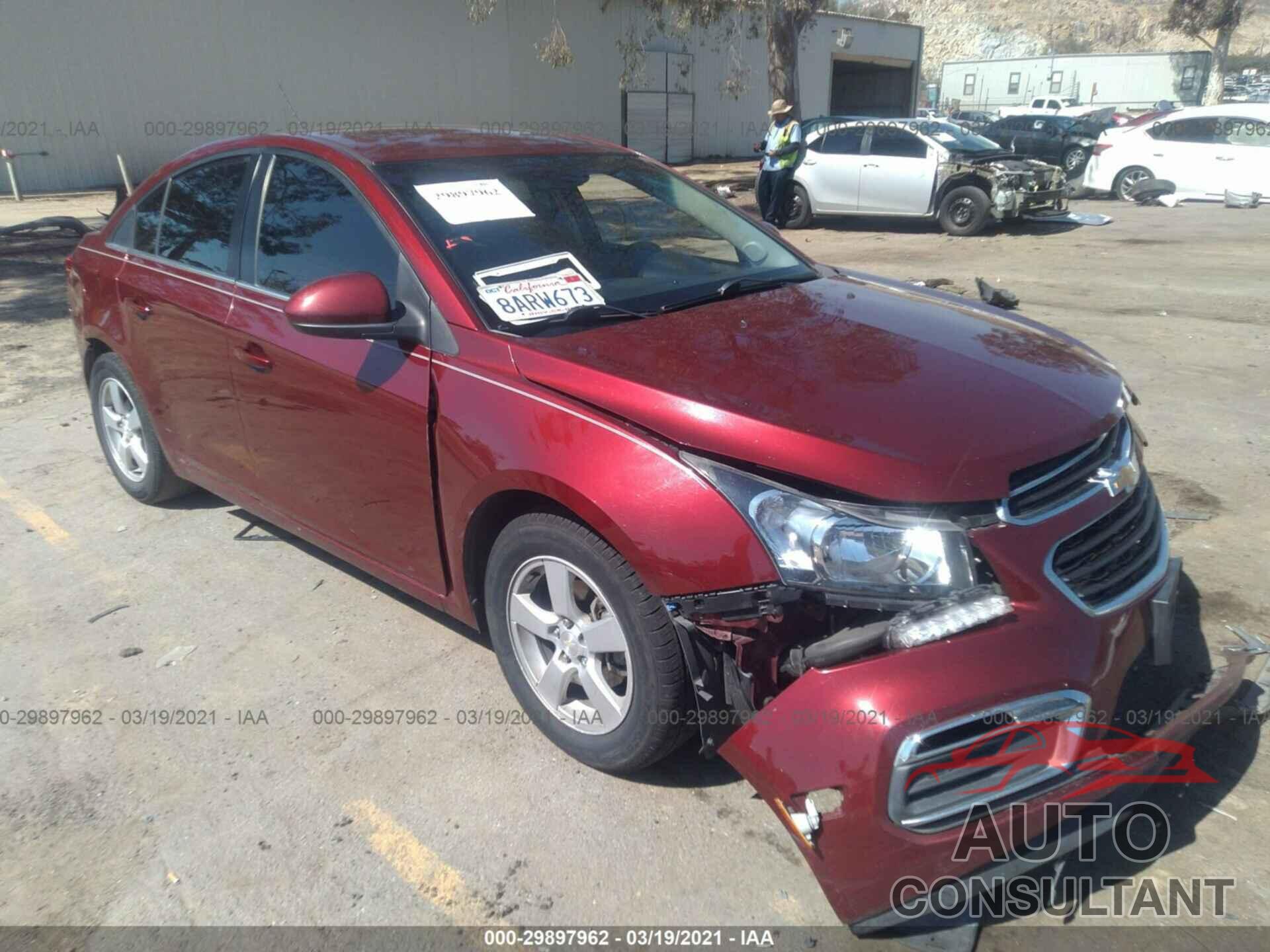 CHEVROLET CRUZE LIMITED 2016 - 1G1PE5SB1G7151001