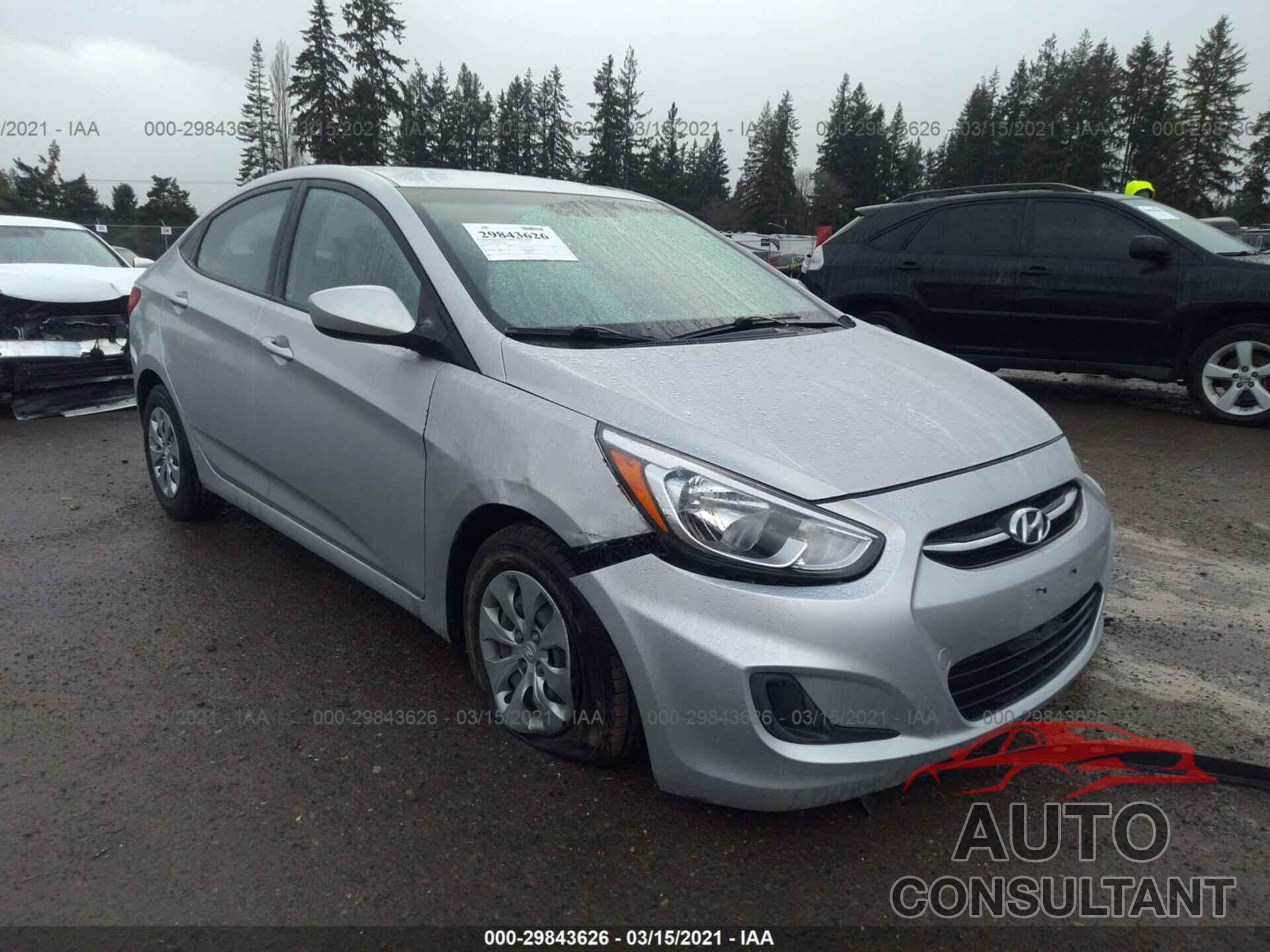 HYUNDAI ACCENT 2016 - KMHCT4AE2GU964507