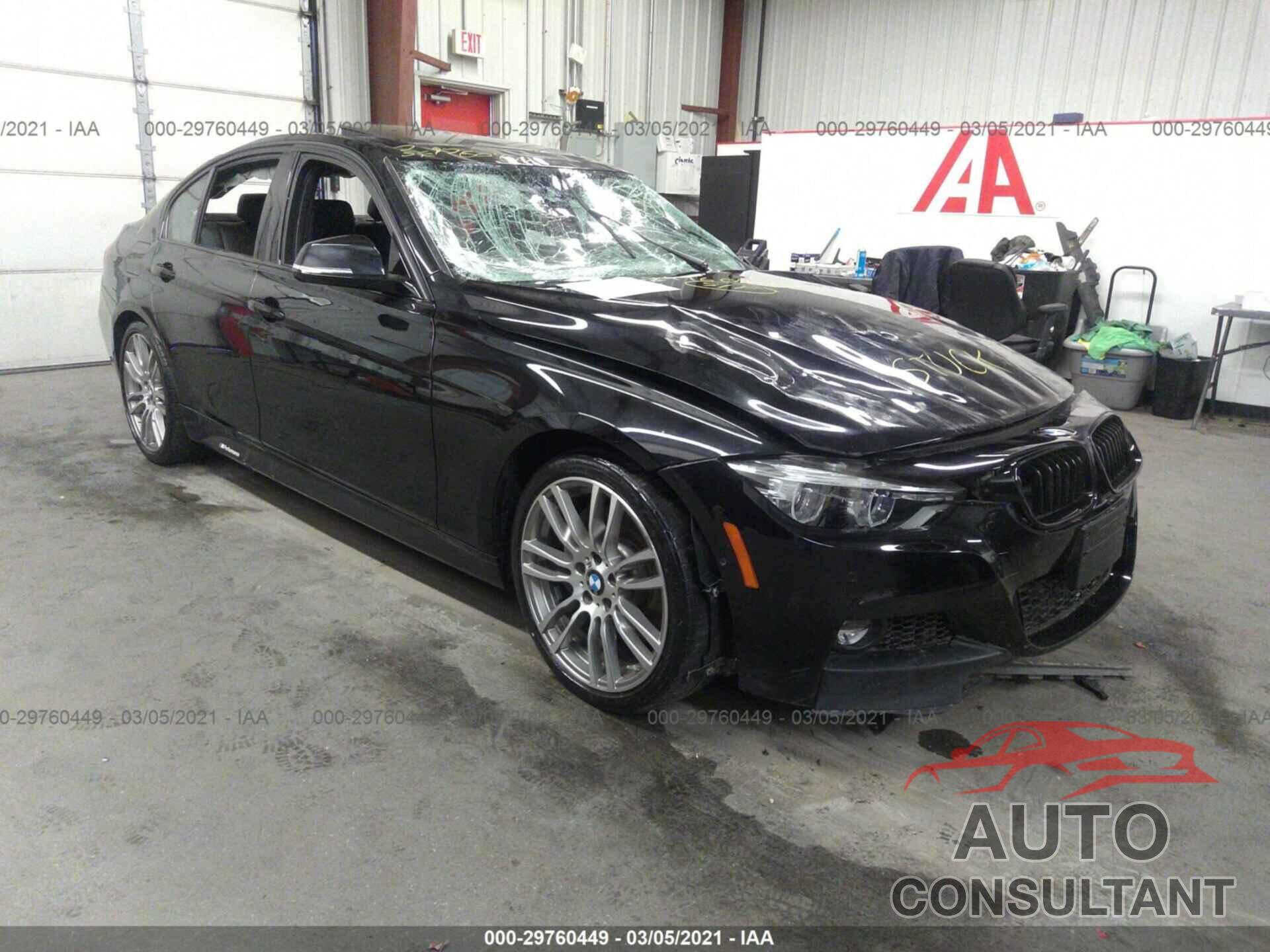 BMW 3 SERIES 2016 - WBA8B3G57GNT92758