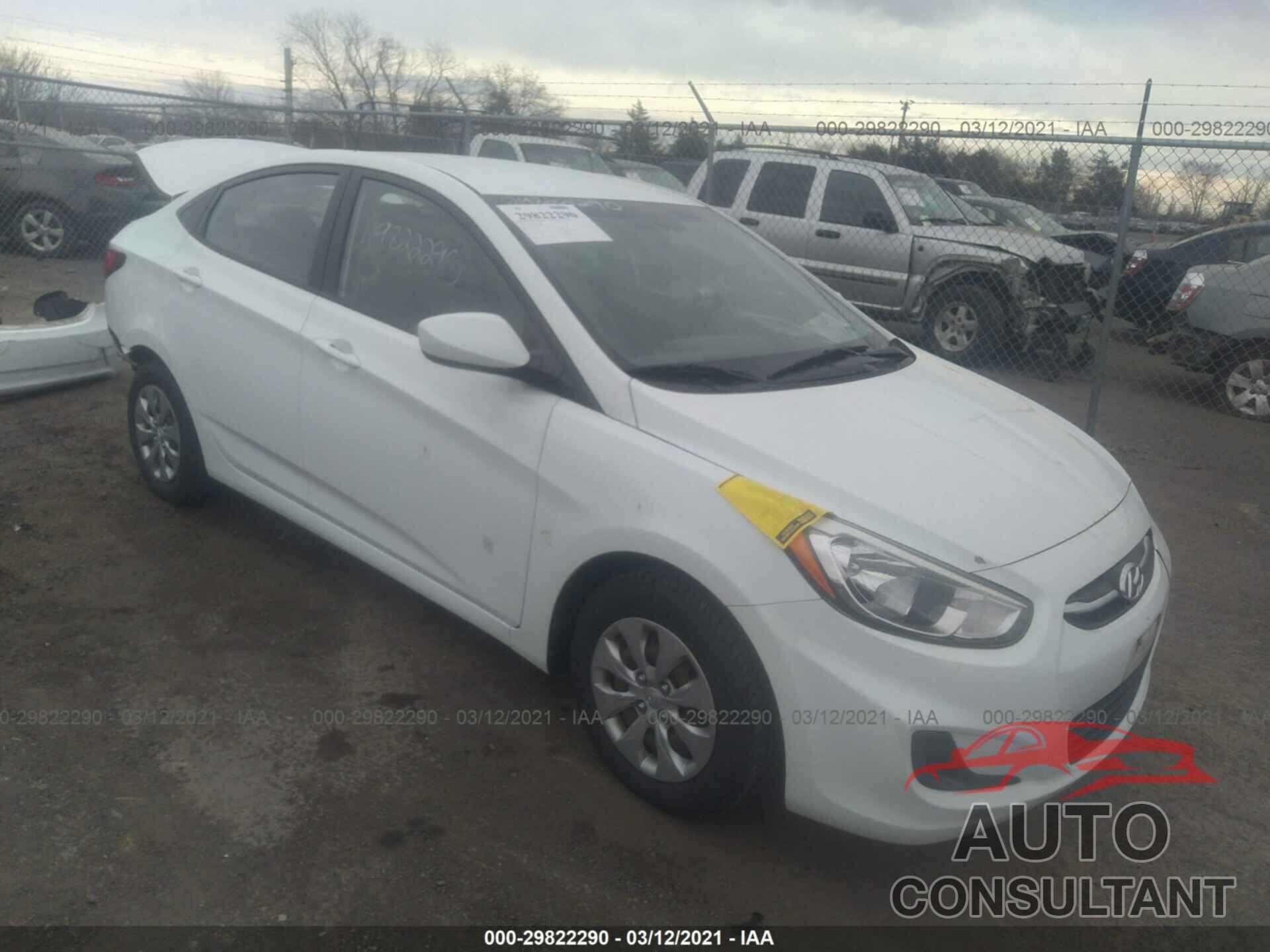 HYUNDAI ACCENT 2016 - KMHCT4AE9GU973205