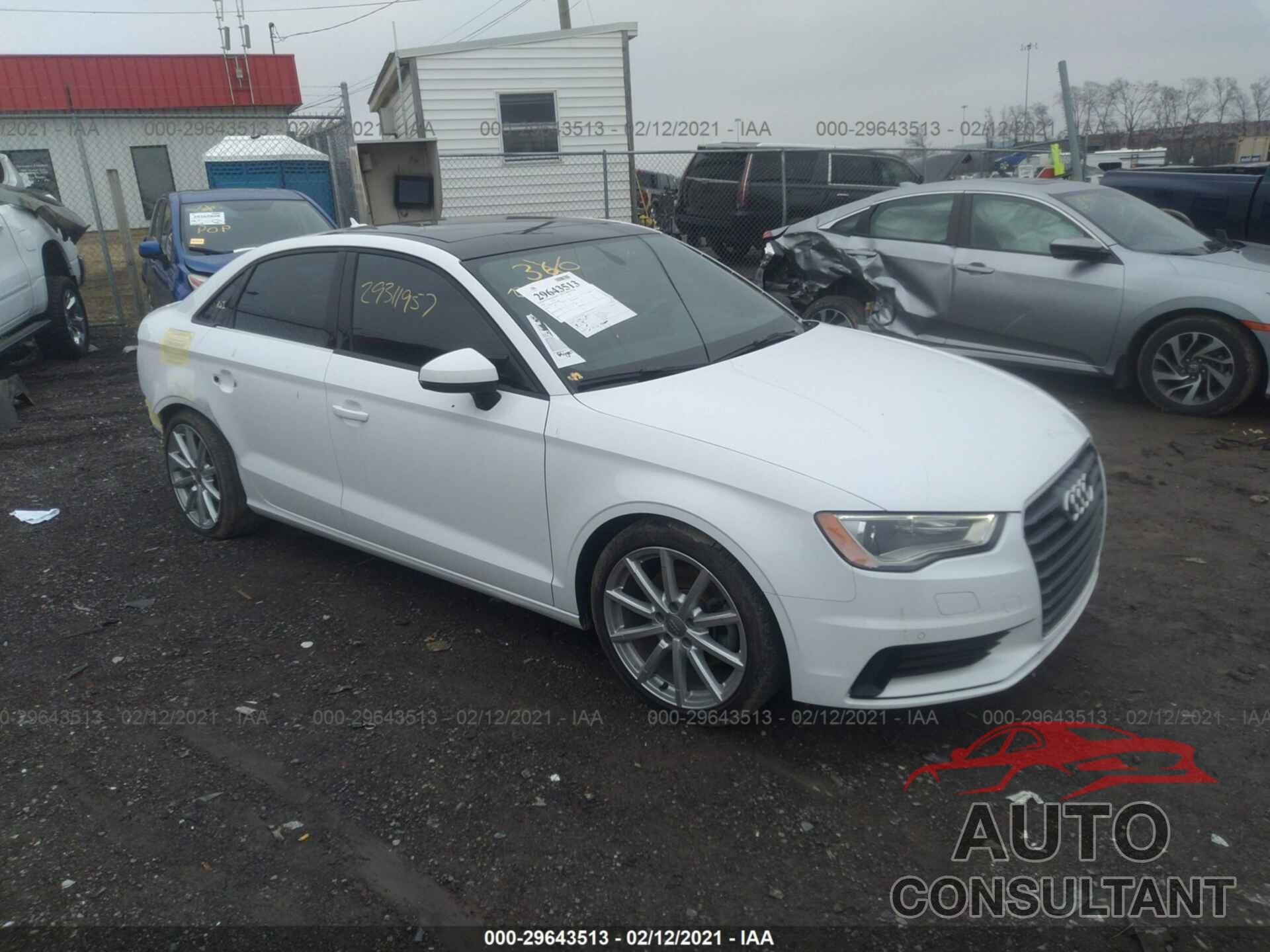 AUDI A3 2016 - WAUA7GFF7G1018887