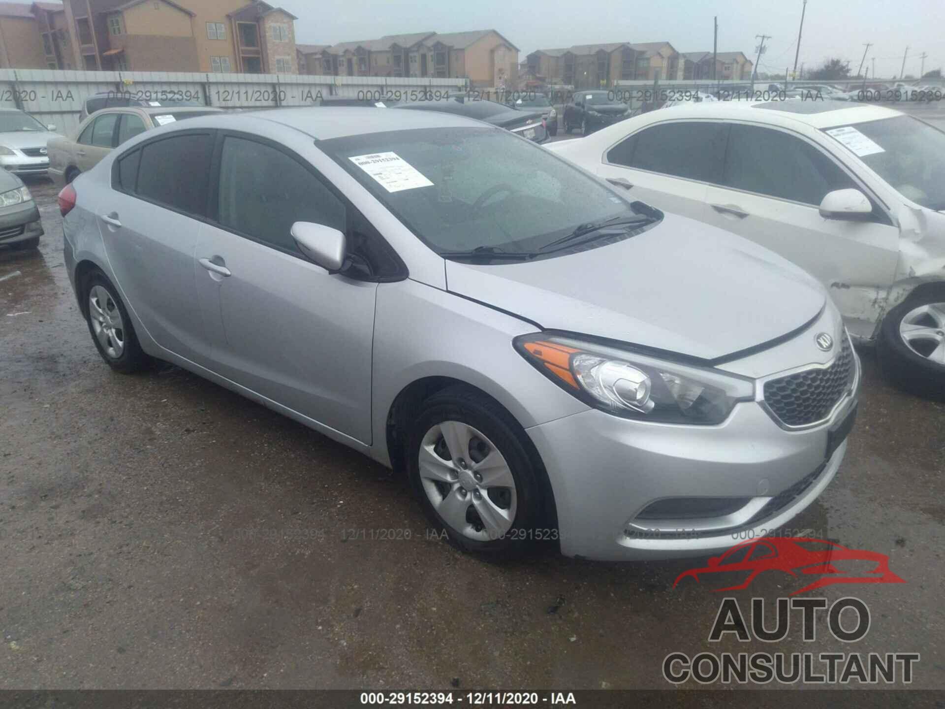 KIA FORTE 2016 - KNAFX4A69G5517856